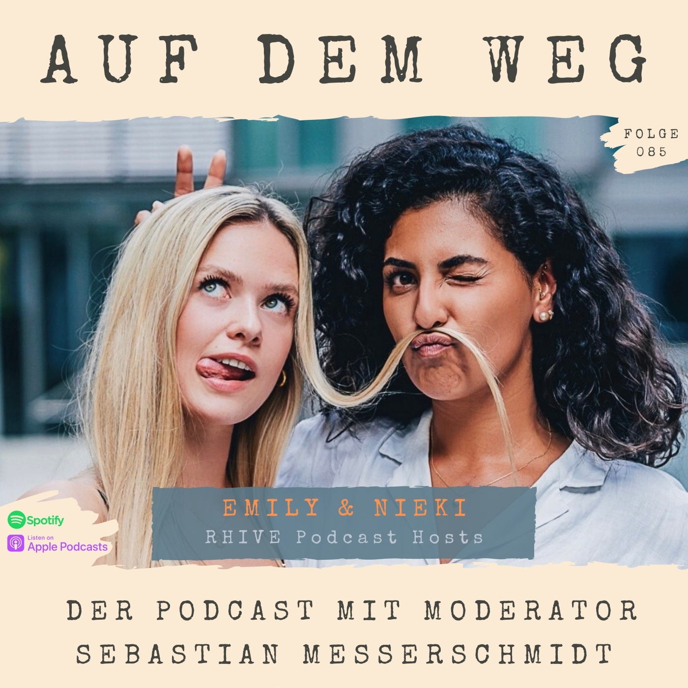 #85 Emily & Nieki - RHIVE Podcast Hosts I Kreativ & mit viel Freude auf dem Weg mit dem RHIVE Podcast episode artwork