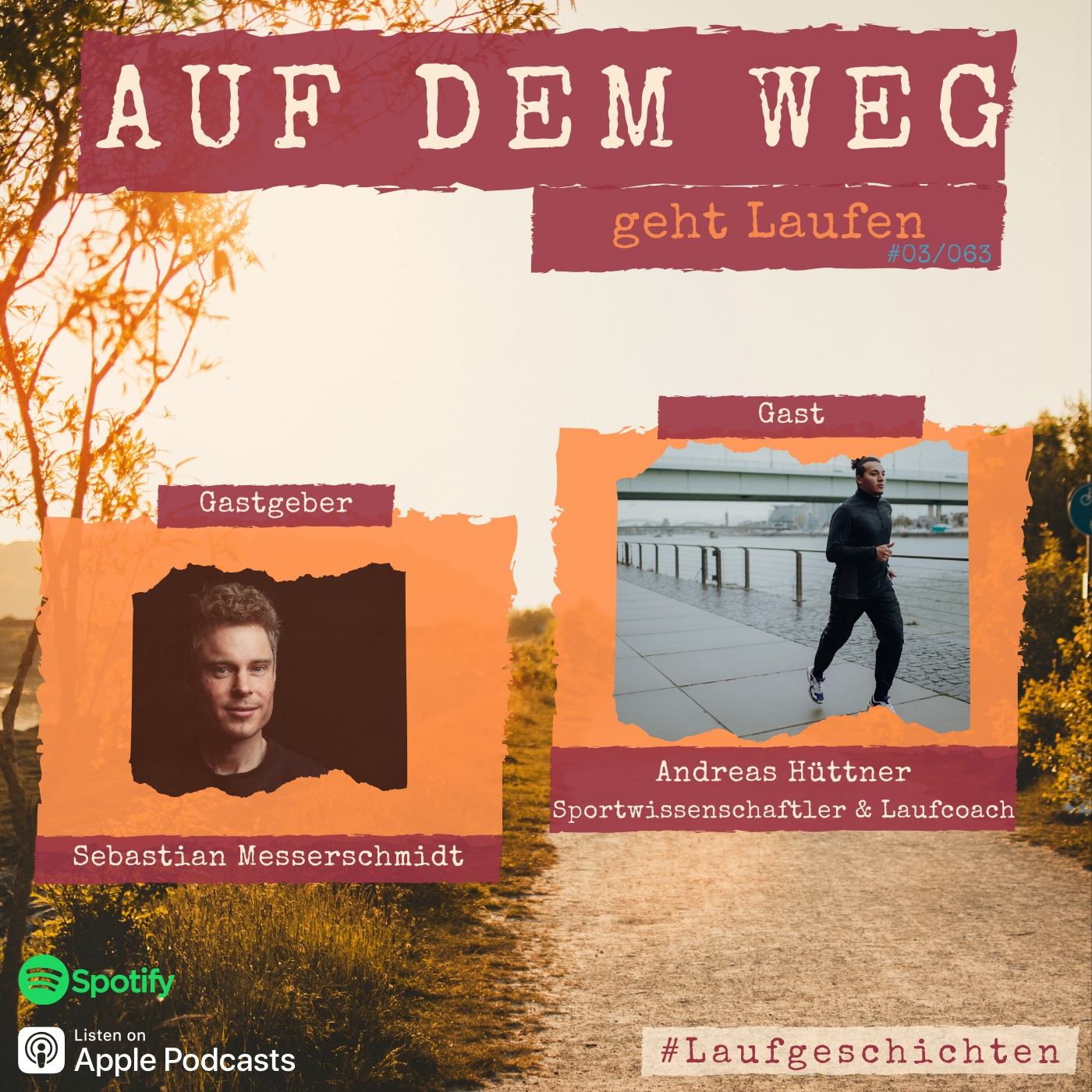 #63 Andreas Hüttner - Sportwissenschaftler & Laufcoach I Auf dem Weg als Laufexperte episode artwork