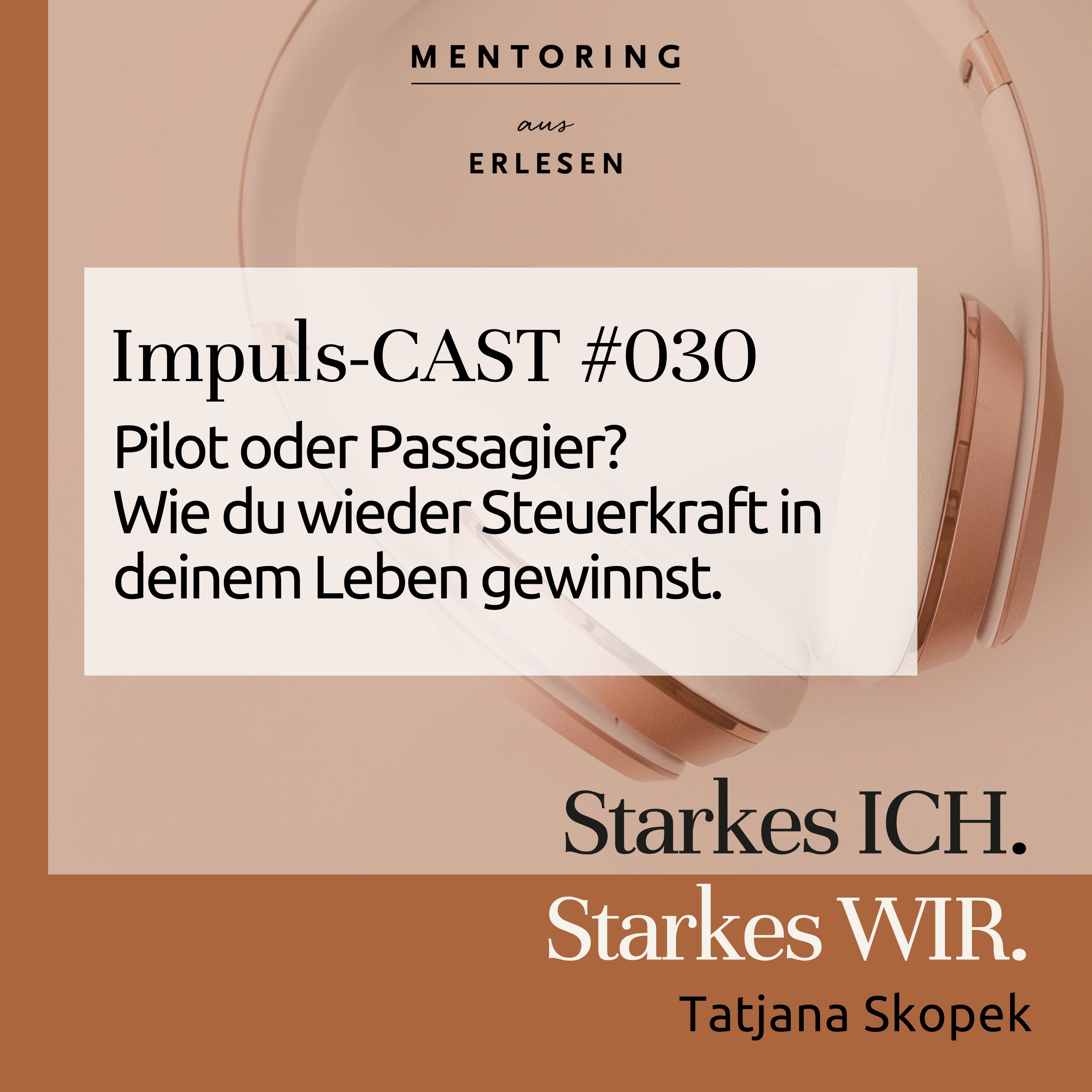 Episode #030: "Pilot oder Passagier? Wie du wieder Steuerkraft in deinem Leben gewinnst." episode artwork