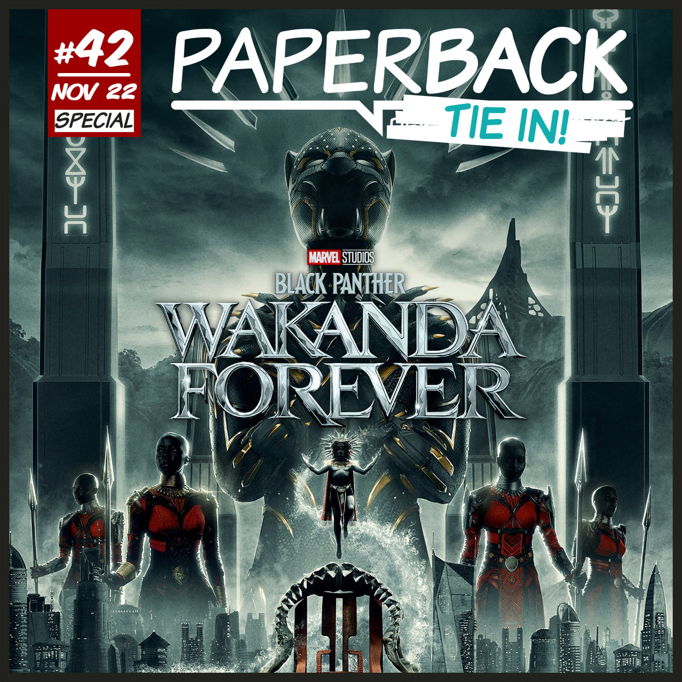 Paperback Tie In 42 - Black Panther Wakanda Forever episode artwork