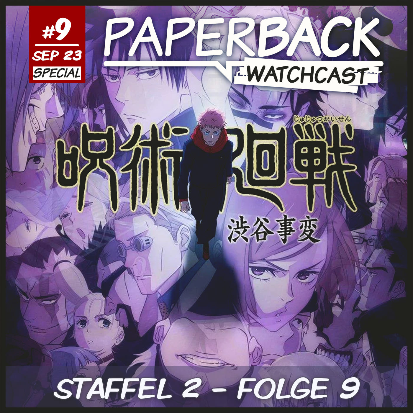 Paperback Watchcast – Jujutsu Kaisen S02E09 Audiokommentar episode artwork