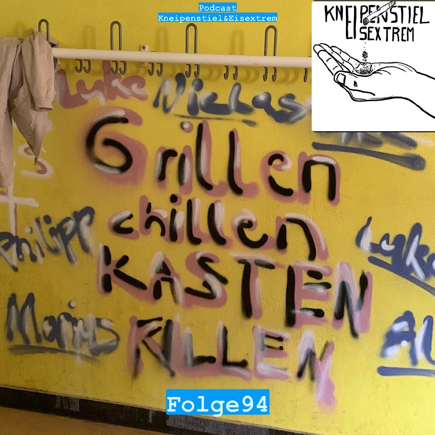 #94 - Grillen, chillen, Kasten killen episode artwork