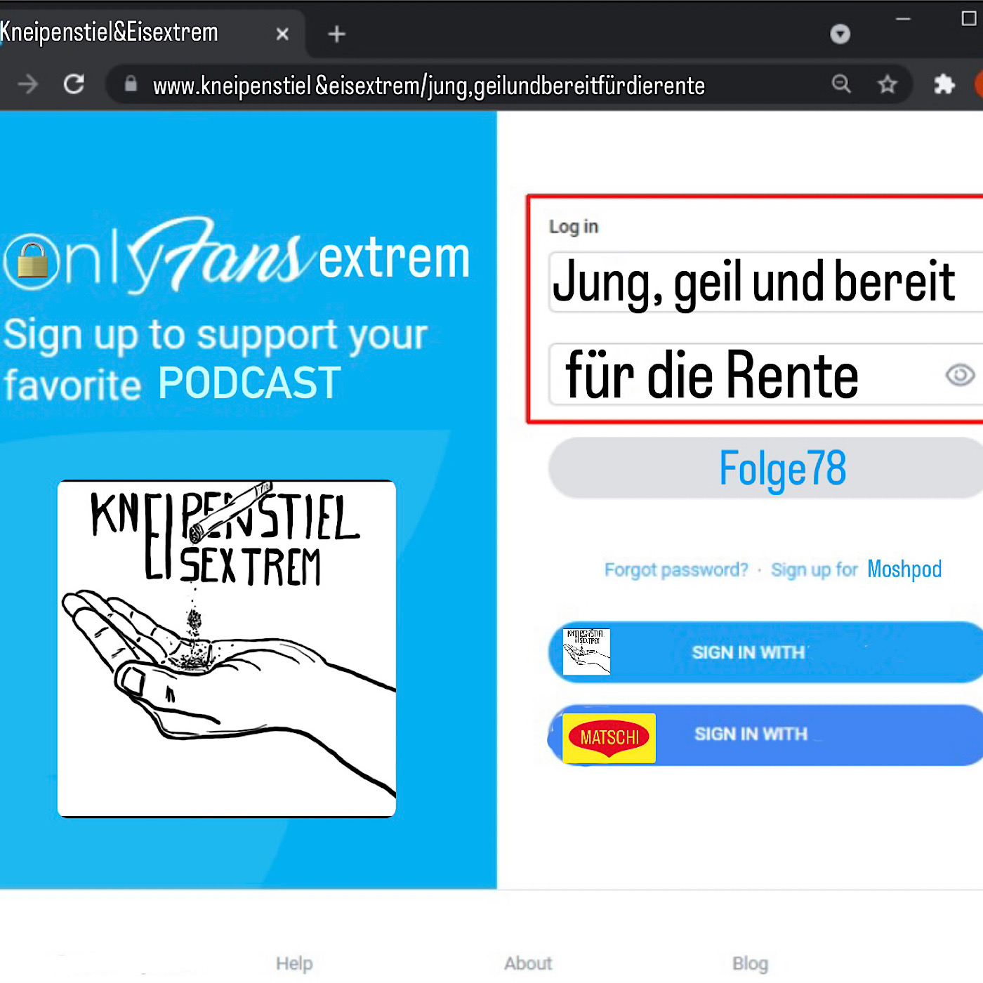 #78 - Jung, geil und bereit für die Rente episode artwork