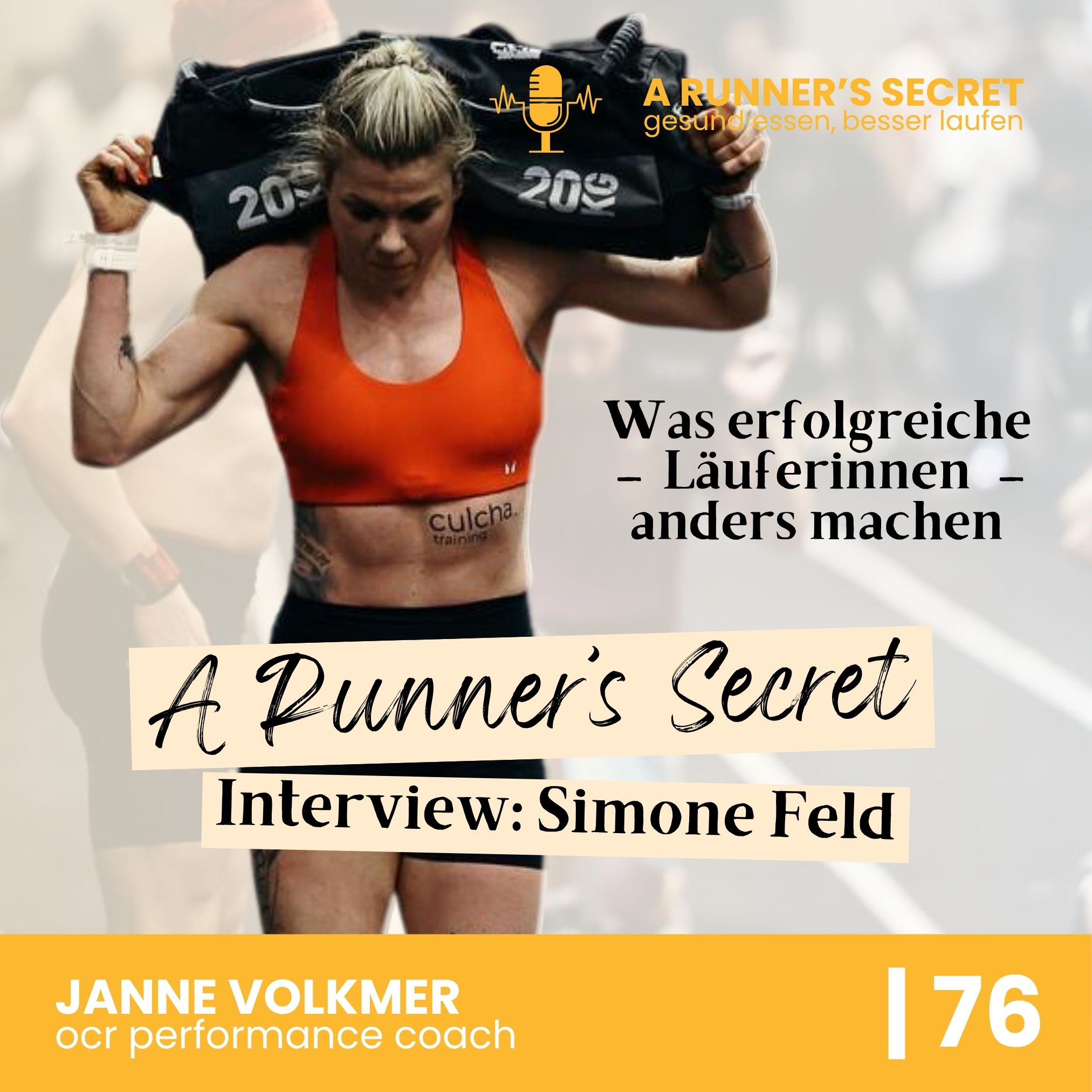 76 | A Runner's Secret: Interview mit Simone Feld - Was erfolgreiche LäuferInnen anders machen episode artwork