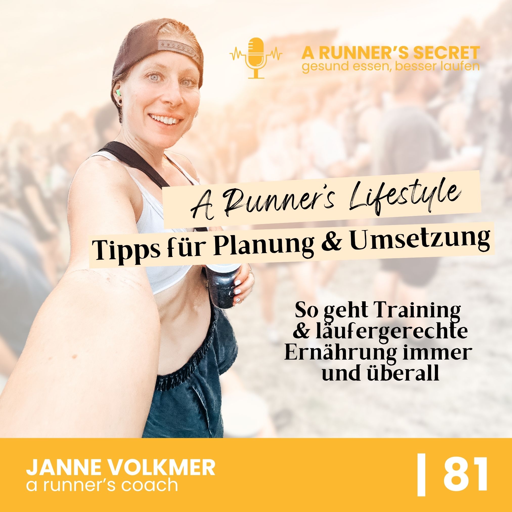 81 | A Runner’s Lifestyle: So geht Training & läufergerechte Ernährung immer und überall episode artwork