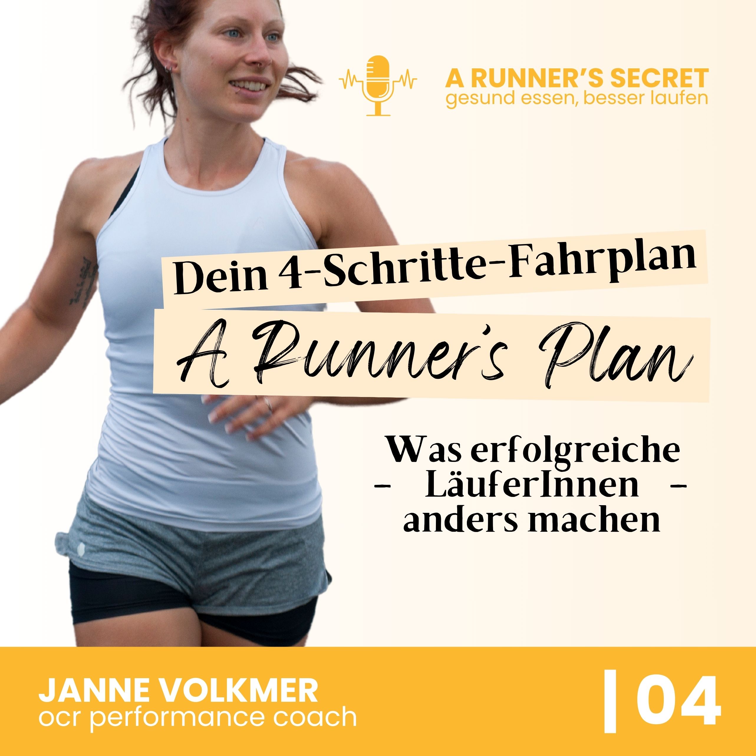 04 | Dein 4-Schritte-Fahrplan. A Runner’s Plan - Was erfolgreiche LäuferInnen anders machen episode artwork
