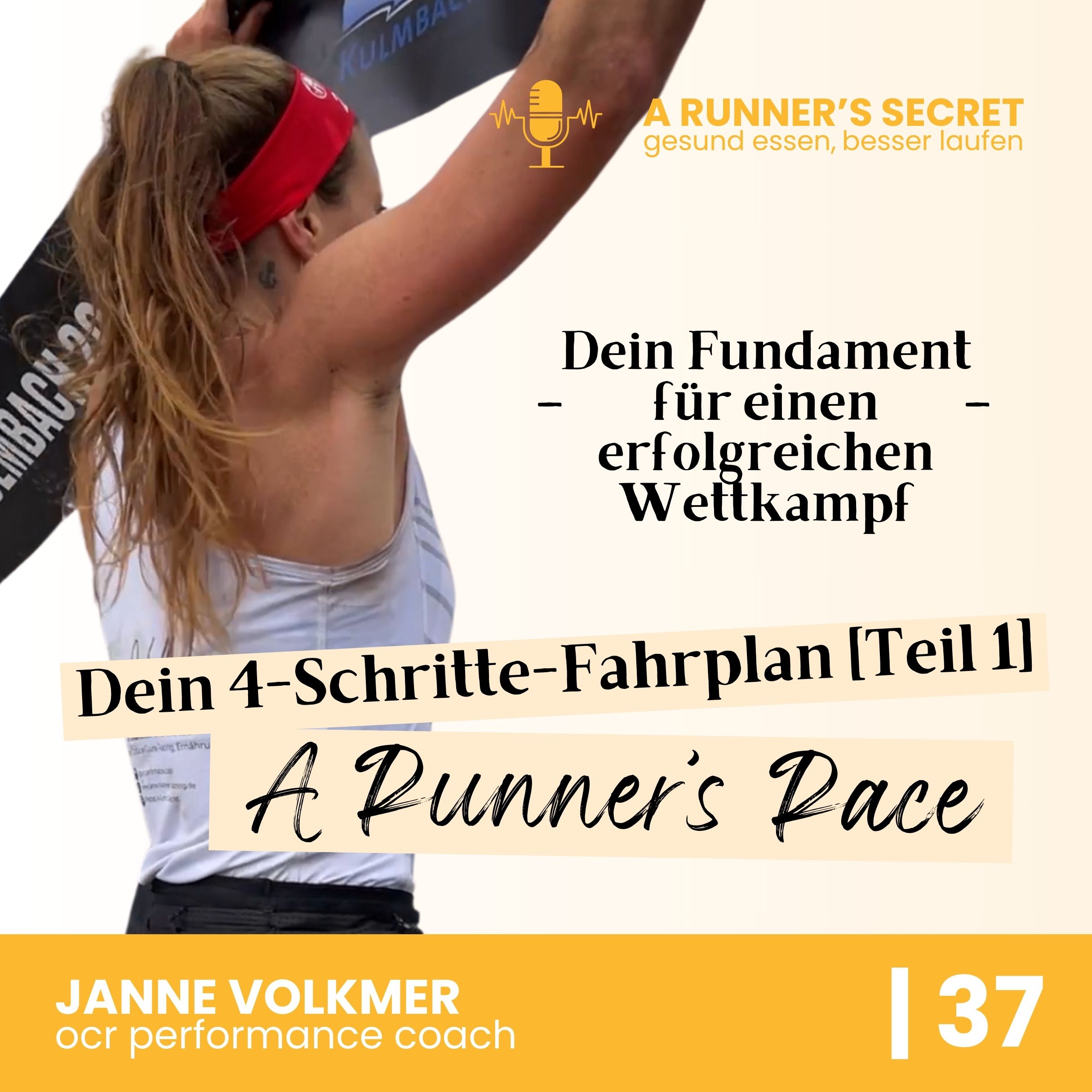 37 | [Teil 1] A Runner’s Race: 4-Schritte-Ernährungsplanung - Dein Fundament für einen erfolgreichen Wettkampf episode artwork