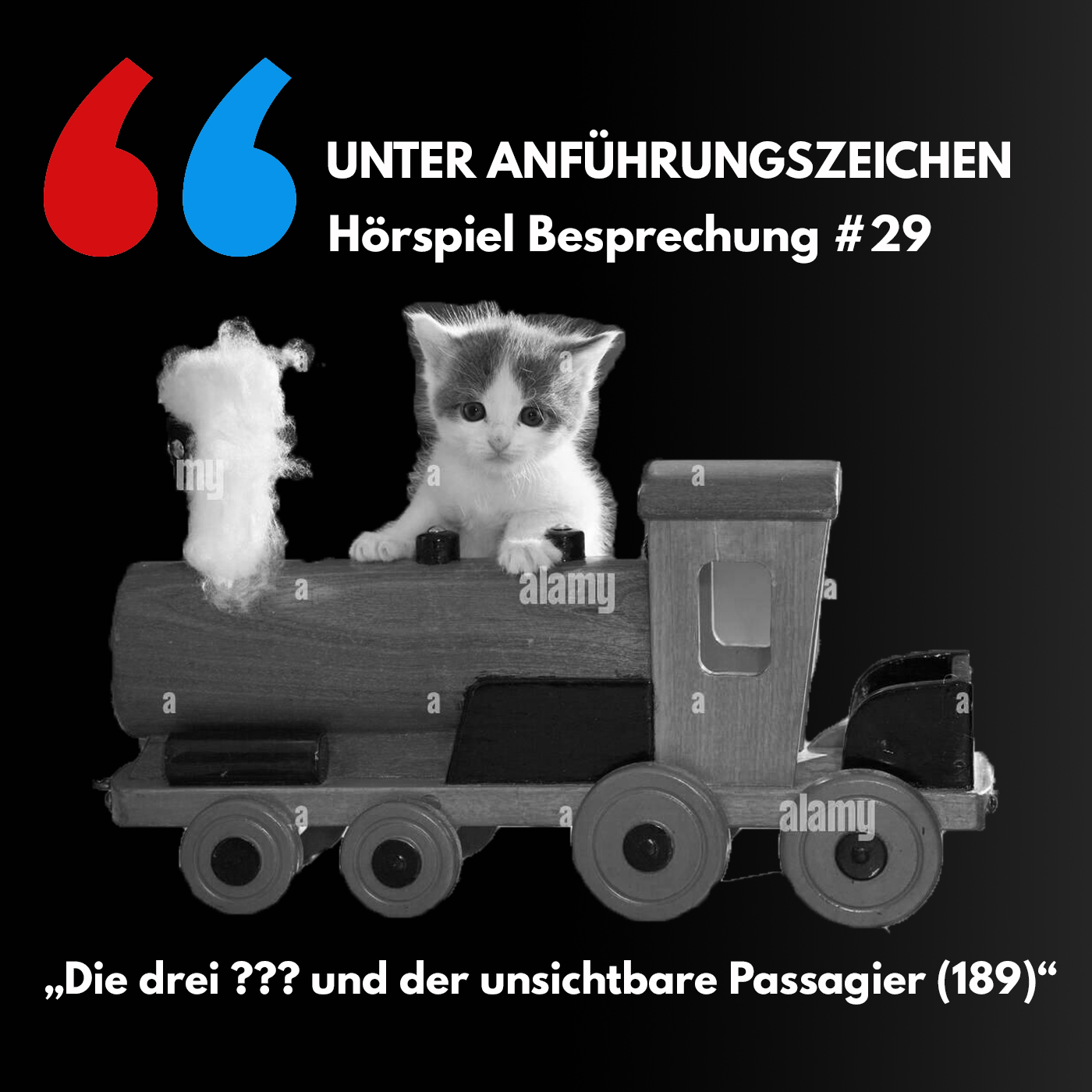 Unter Anführungszeichen #29: Die drei ??? und der unsichtbare Passagier (189) episode artwork