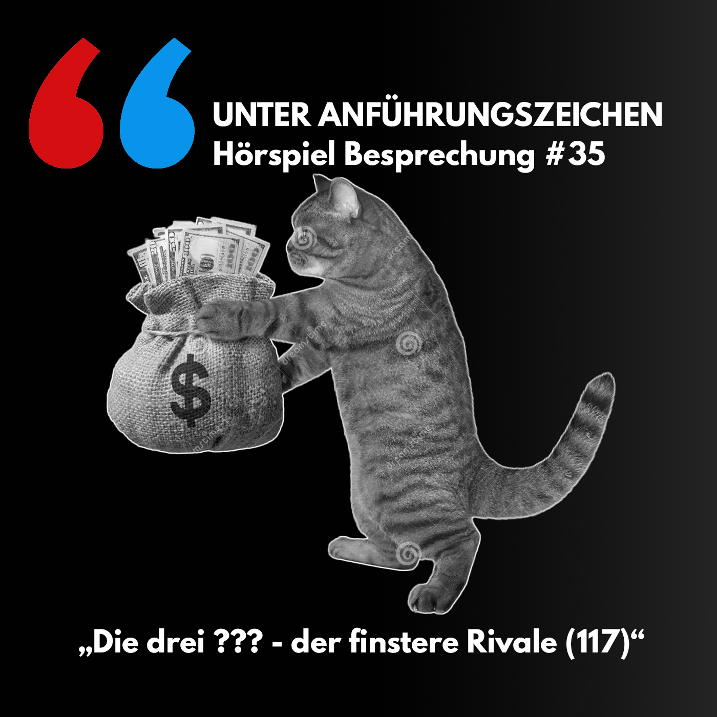 Unter Anführungszeichen #35: Die drei ??? - der finstere Rivale (117) episode artwork
