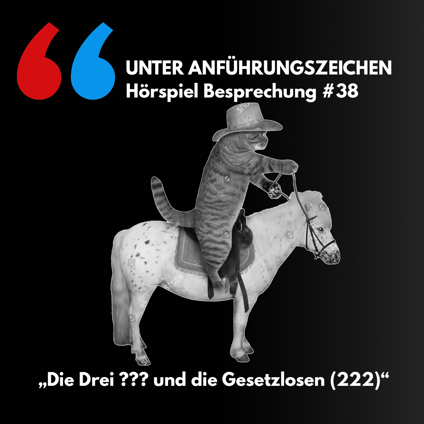 Unter Anführungszeichen #38: Die drei ??? und die Gesetzlosen (222) episode artwork