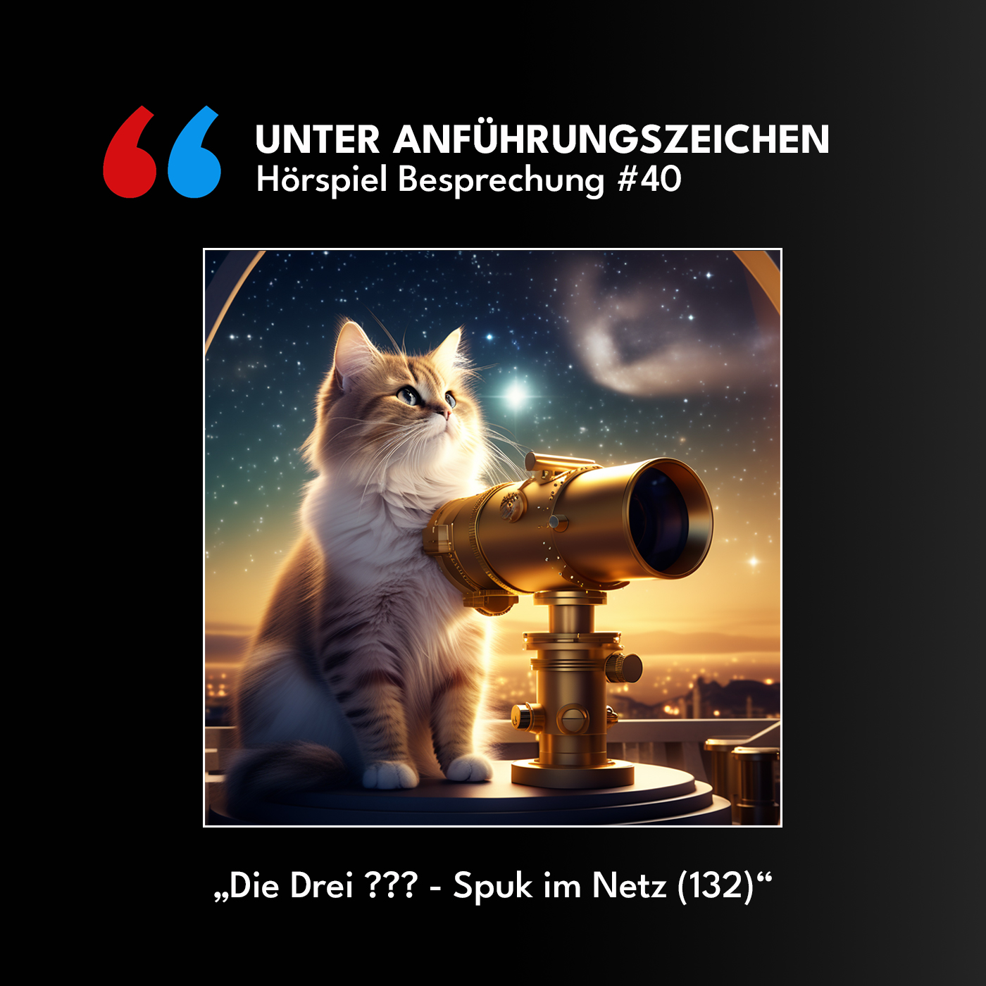 Unter Anführungszeichen #40: Die Drei ??? - Spuk im Netz (132) episode artwork