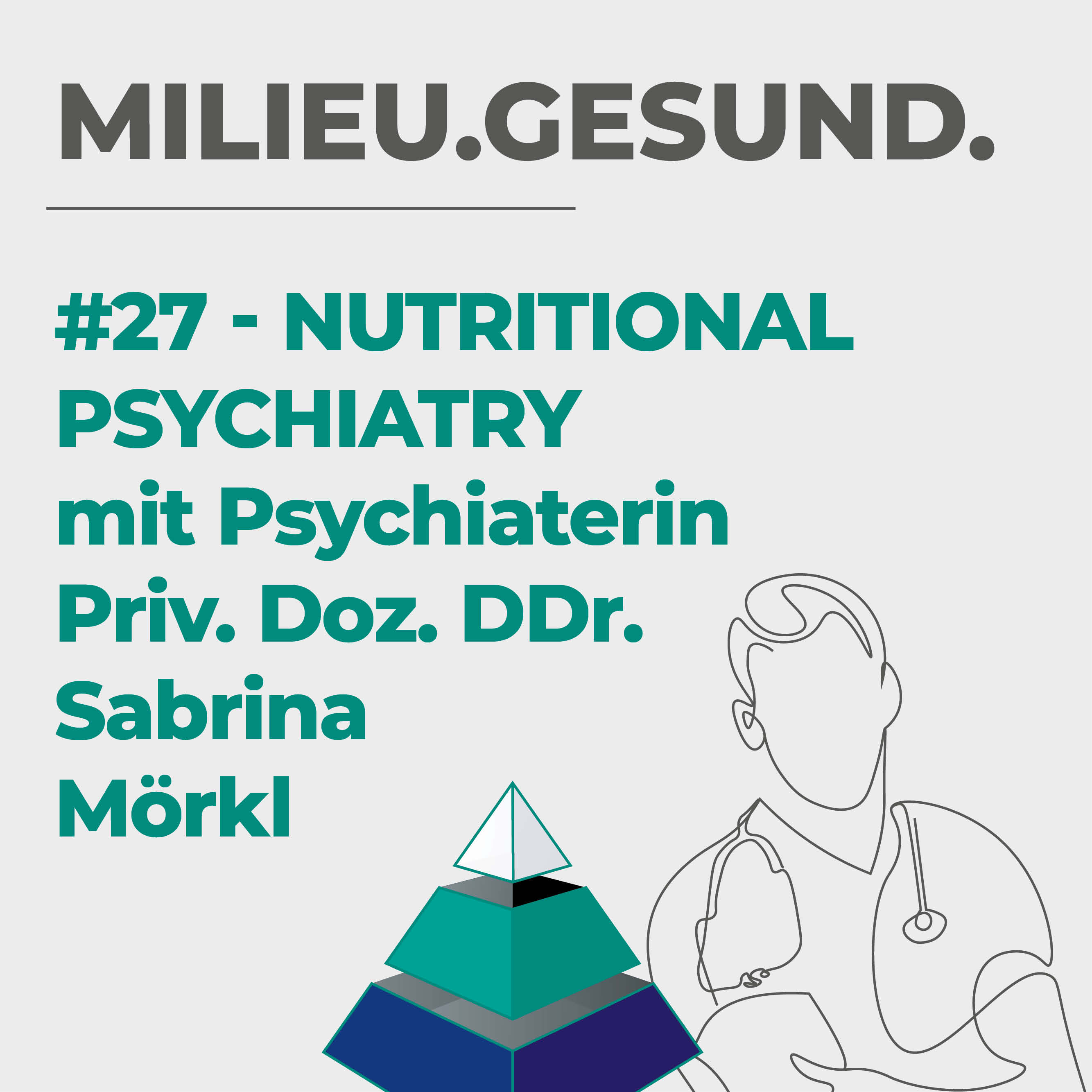 #27 - Nutritional Psychiatry - Psychiaterin DDr. Sabrina Mörkl klärt auf, welche Nährstoffe bei psychischen Erkrankungen helfen episode artwork