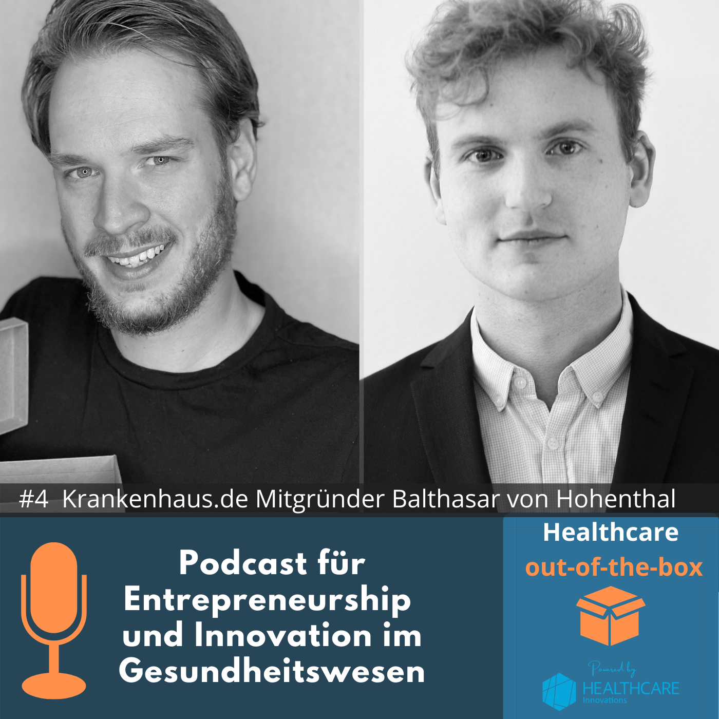 #4 Interview mit Balthasar von Hohenthal - Mitgründer von Krankenhaus.de episode artwork
