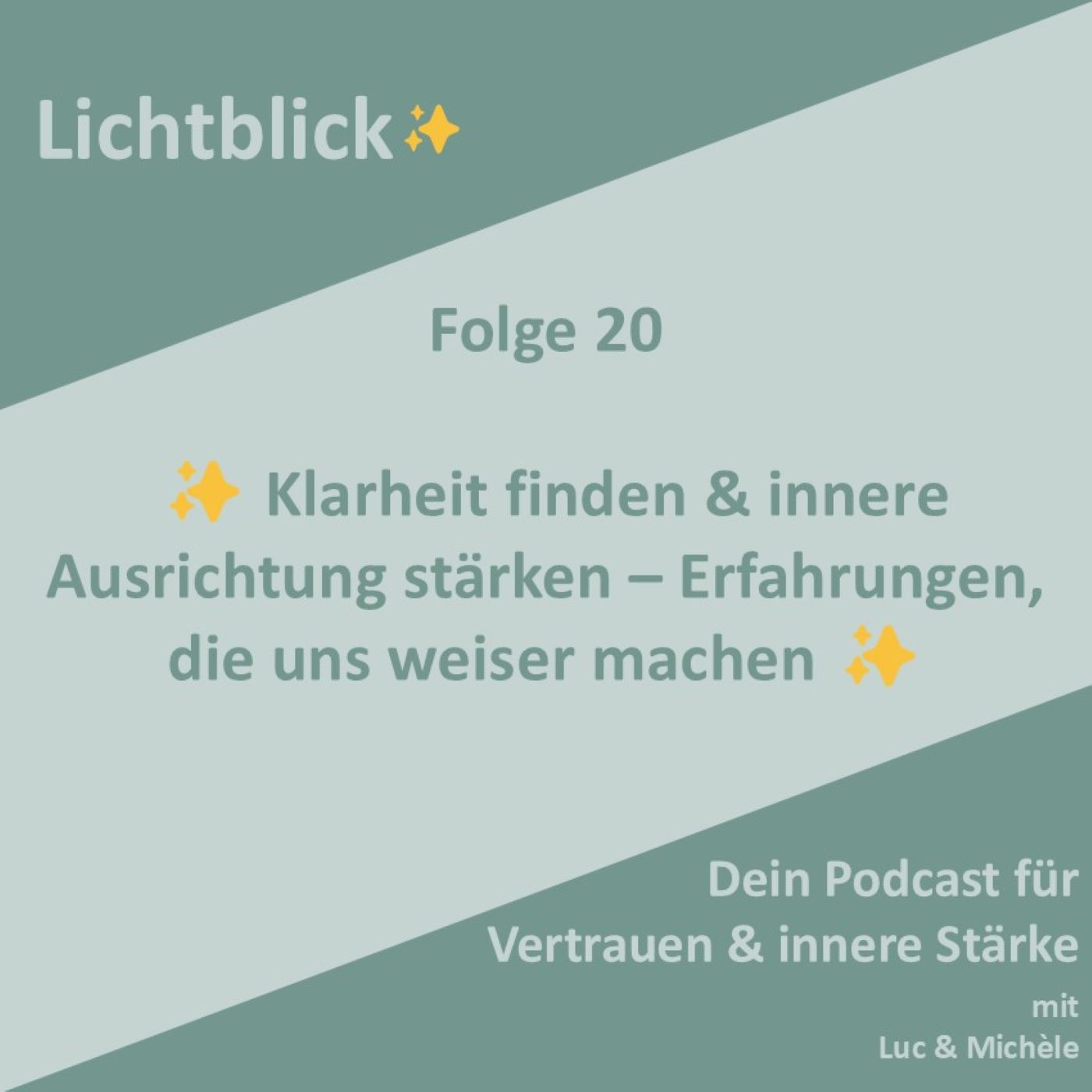 ✨ Klarheit finden & innere Ausrichtung stärken – Erfahrungen, die uns weiser machen ✨