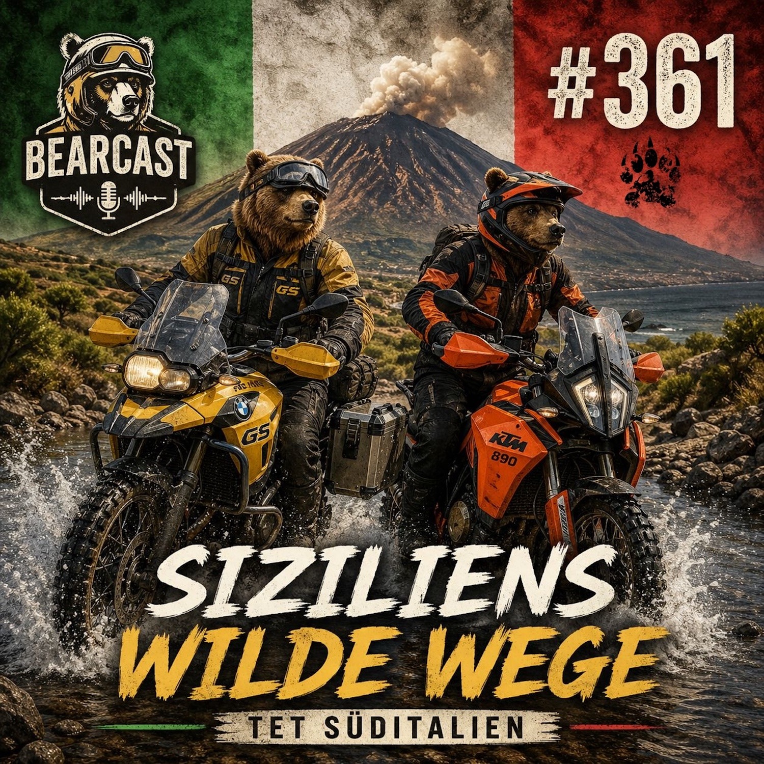 BEARcast#361: Siziliens wilde Wege | TET Süditalien episode artwork