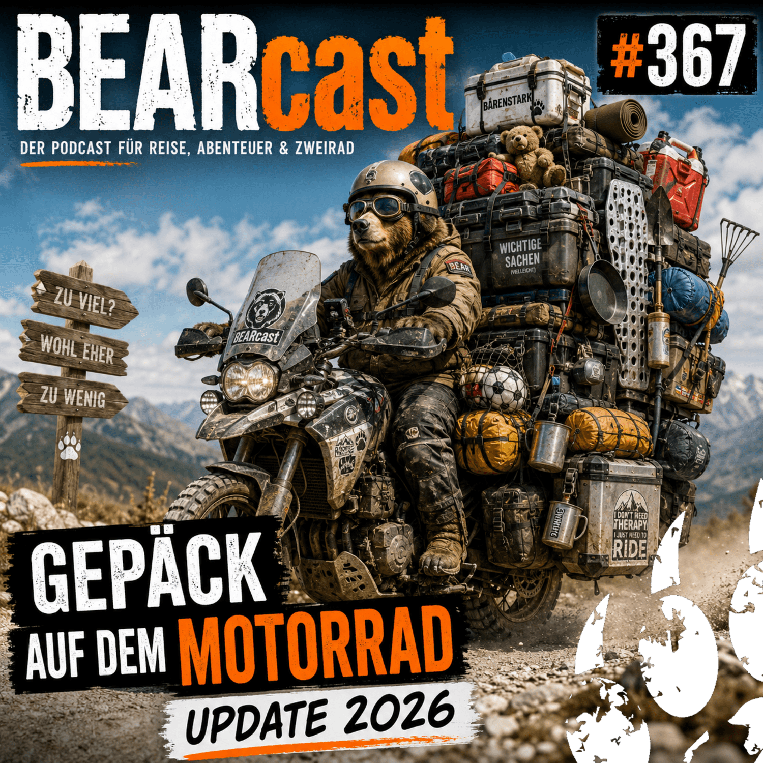 BEARcast#367: Gepäck auf dem Motorrad | Update 2026 episode artwork