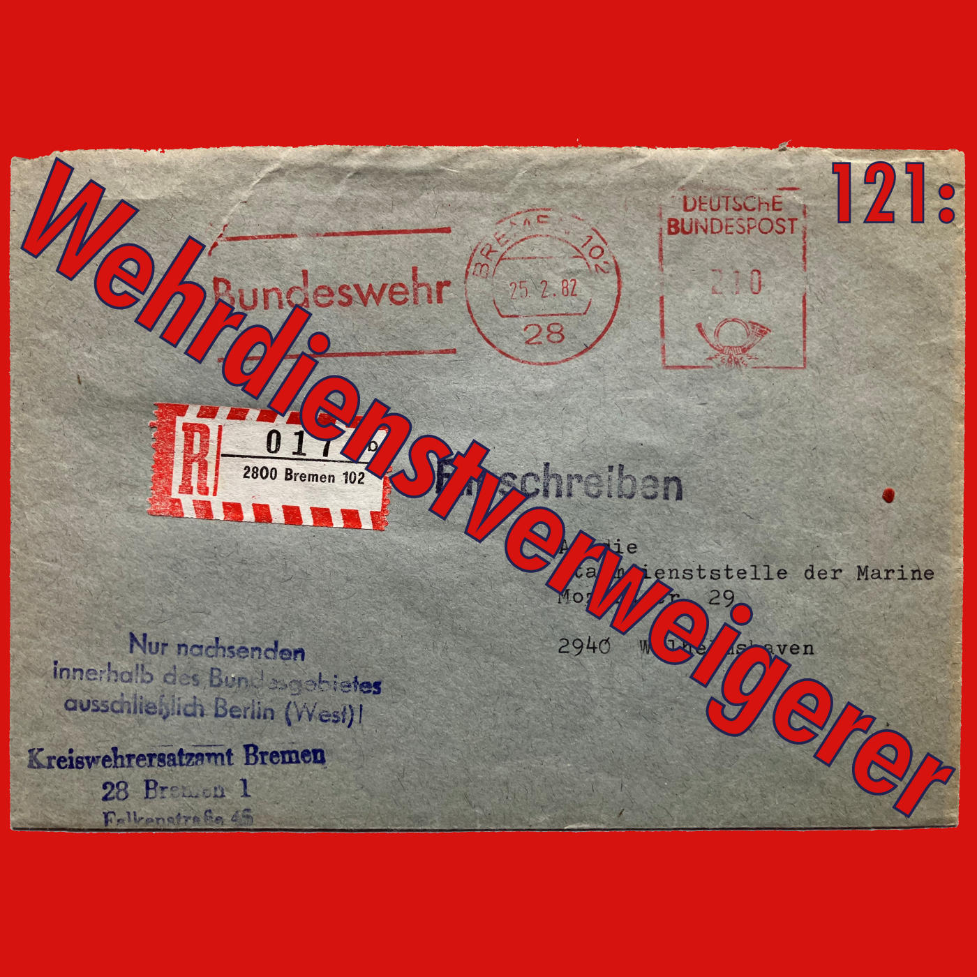 121: Wehrdienstverweigerer