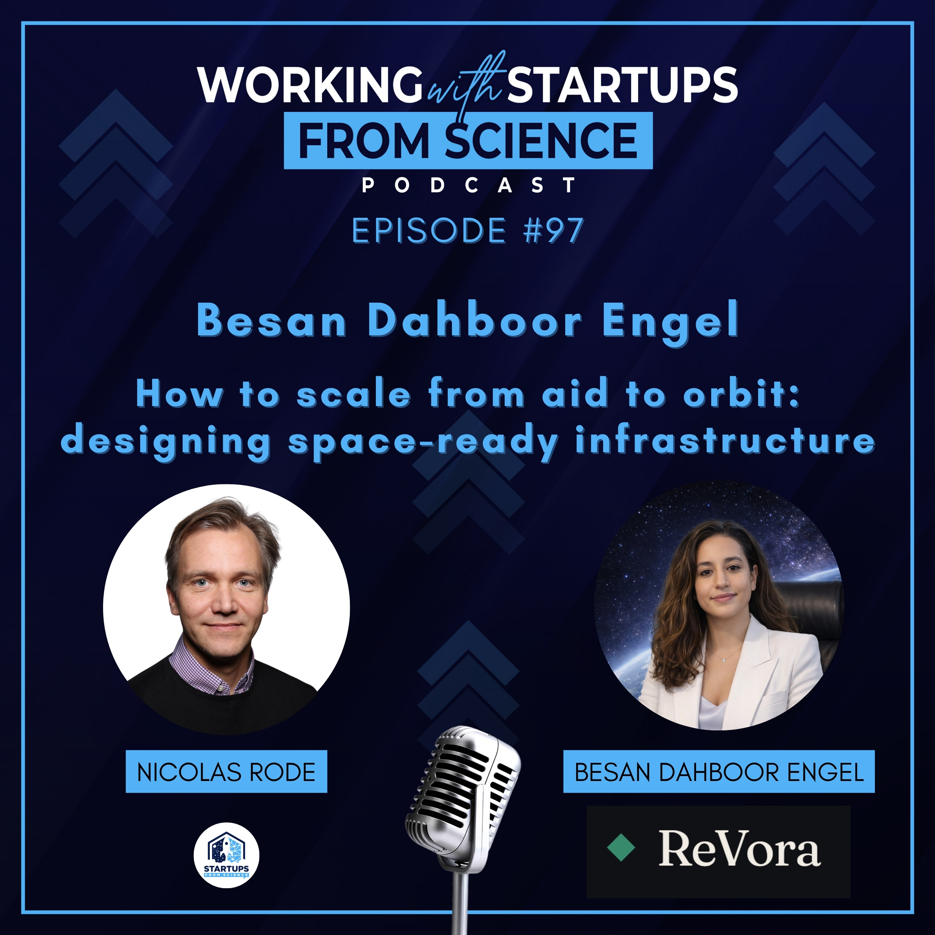 #97  Besan Dahboor Engel | How to scale from aid to orbit: designing space-ready infrastructure [EN]