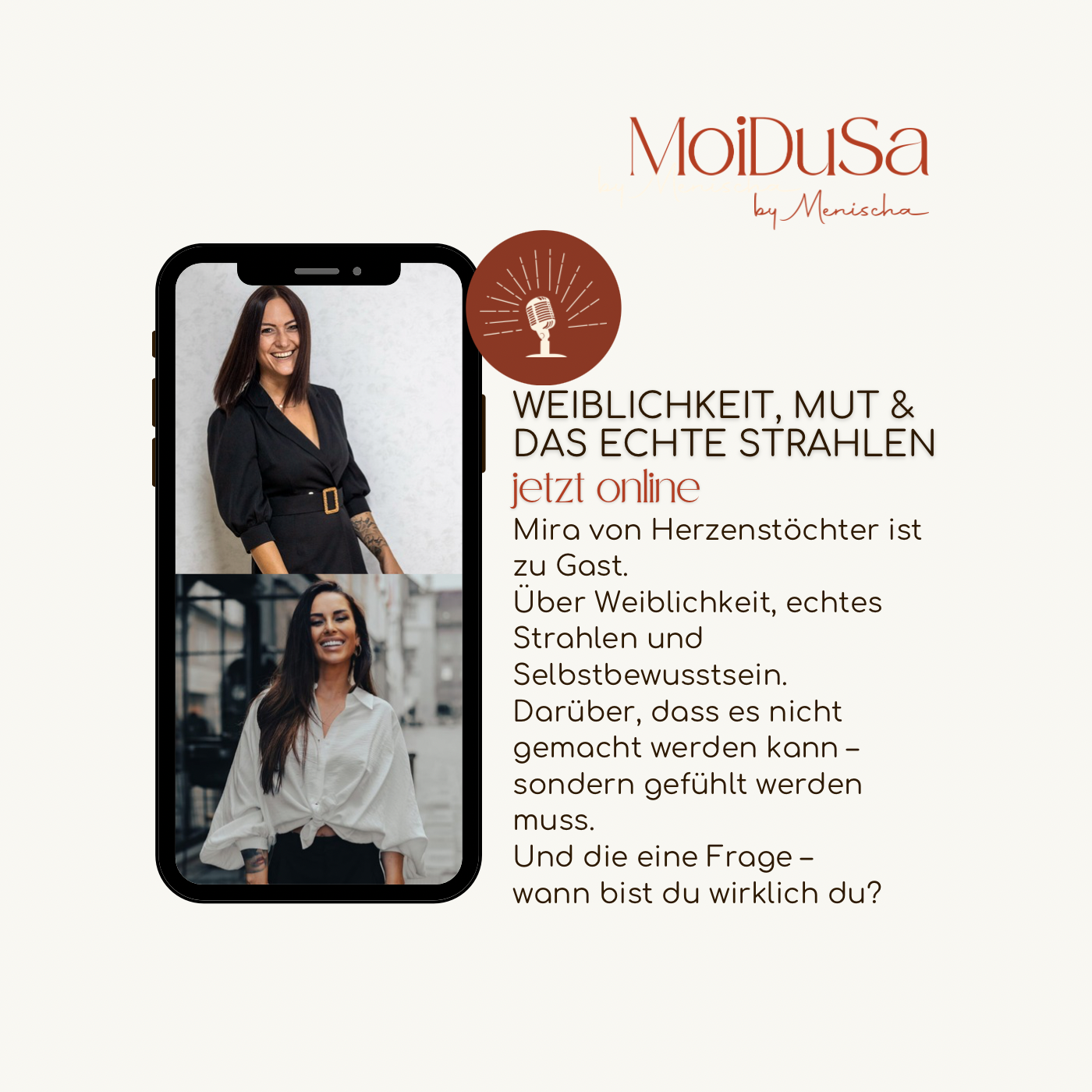 Weiblichkeit, Mut & das echte Strahlen – mit Mira von Herzenstöchter episode artwork
