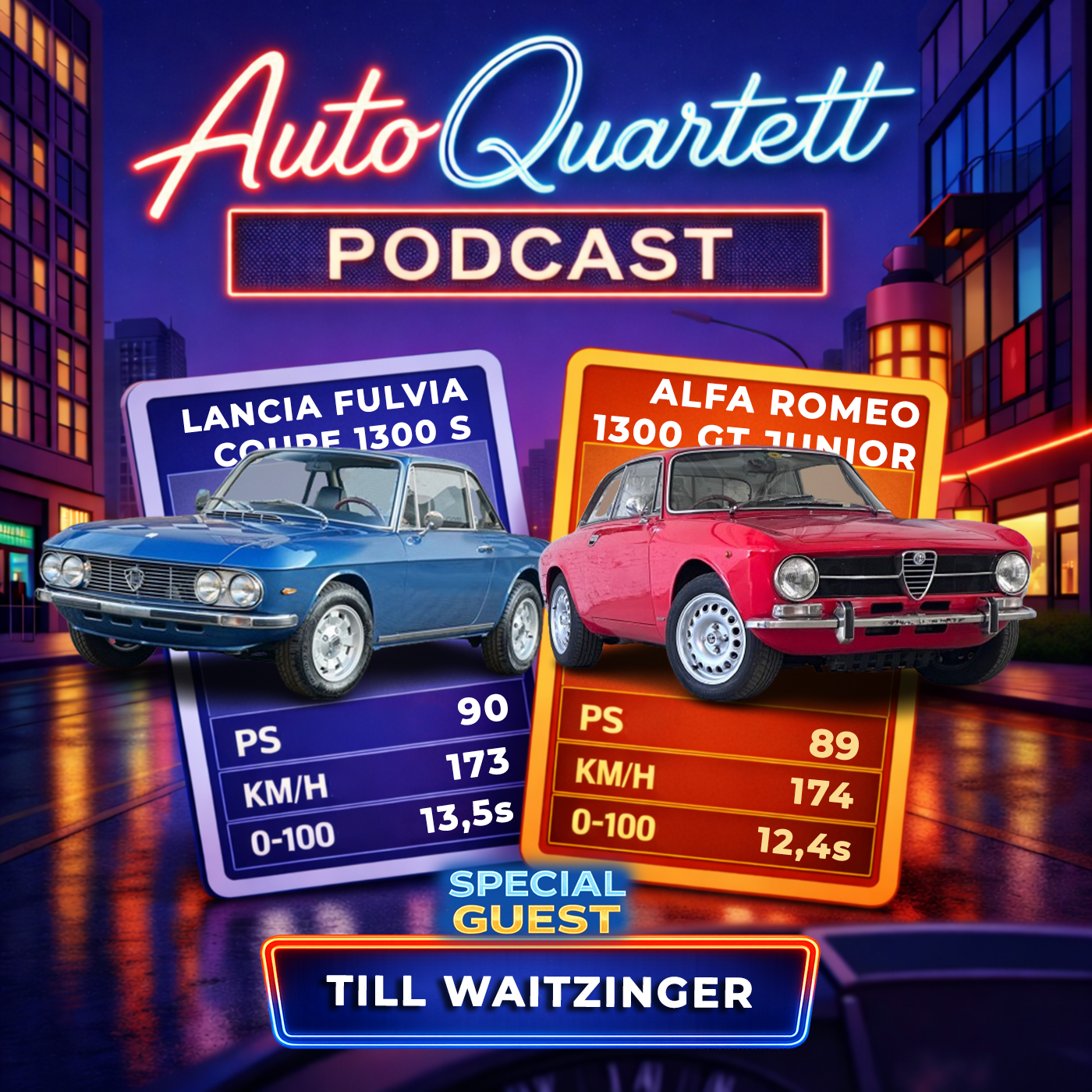 Lancia Fulvia Coupé vs Alfa Romeo GT 1300 Junior mit Special Guest Till Waitzinger episode artwork