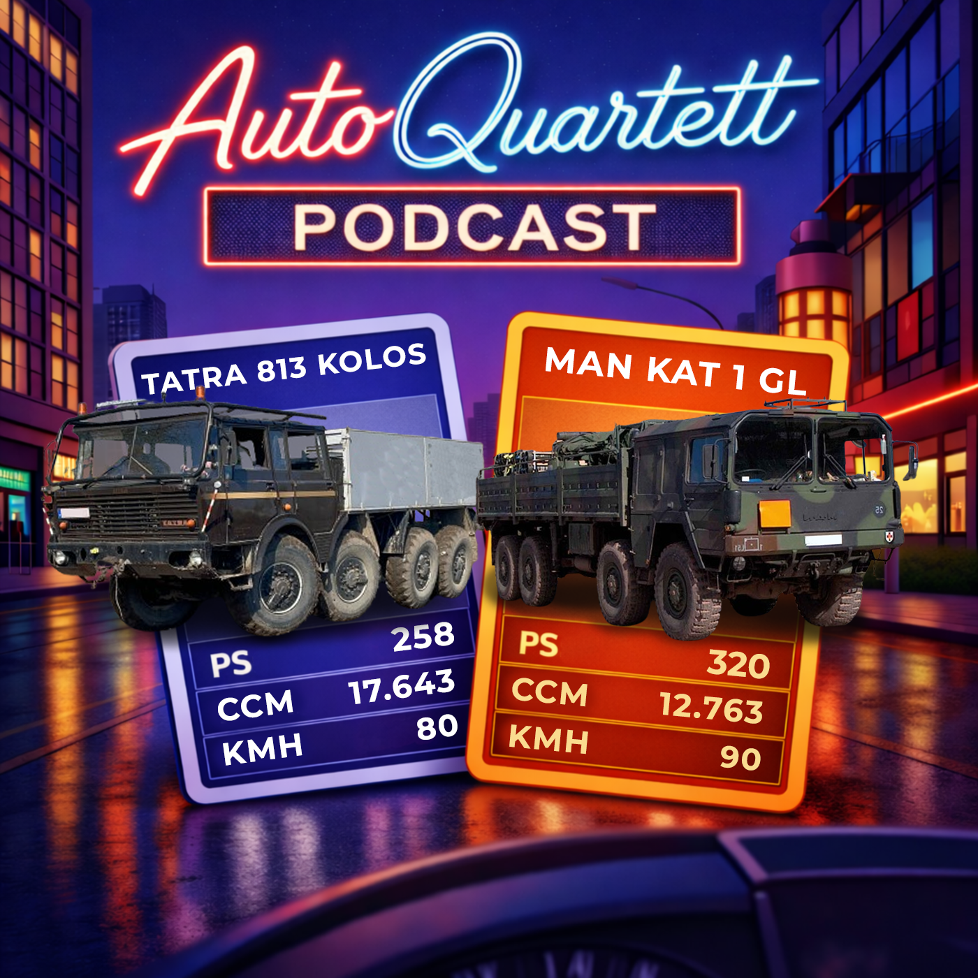 Tatra 813 Kolos vs MAN KAT 1 mil GL episode artwork