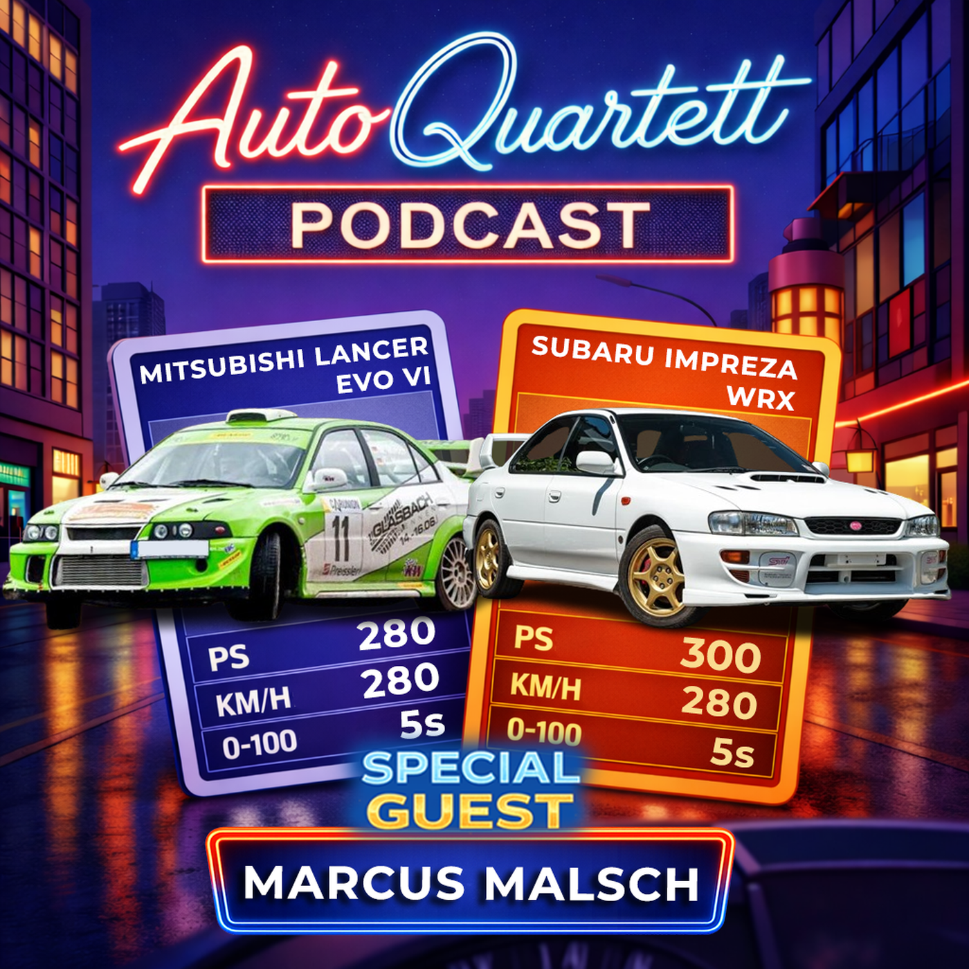 Mitsubishi Lancer EVO VI vs Subaru Impreza WRX STI mit Special Guest Markus Malsch episode artwork