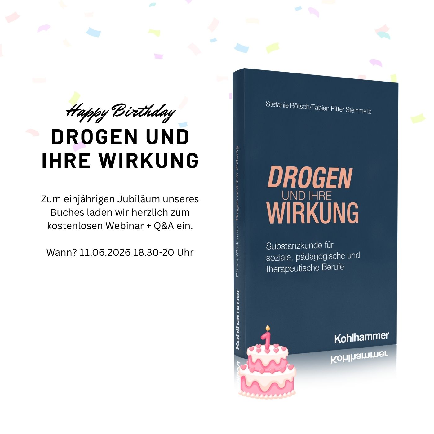 Play Einladung kostenloses Webinar: 1 Jahr Drogen und ihre Wirkung