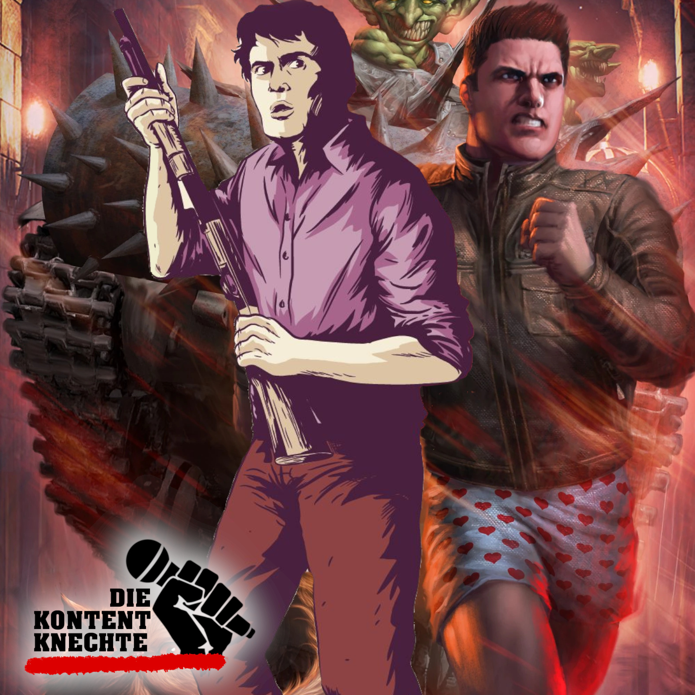 Evil Dead, Dungeon Crawler Carl und Godzilla aus Stahl episode artwork