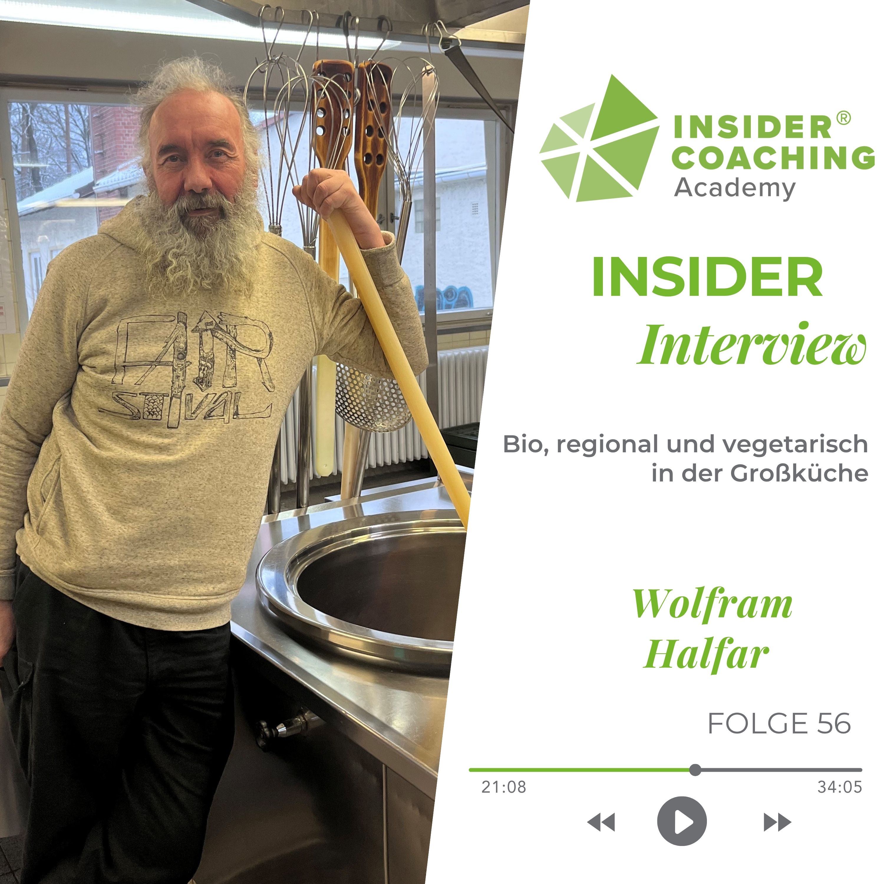 #56  Gesund, regional und bio in der Großküche – wir räumen auf mit Klischees I Wolfram Haflar episode artwork