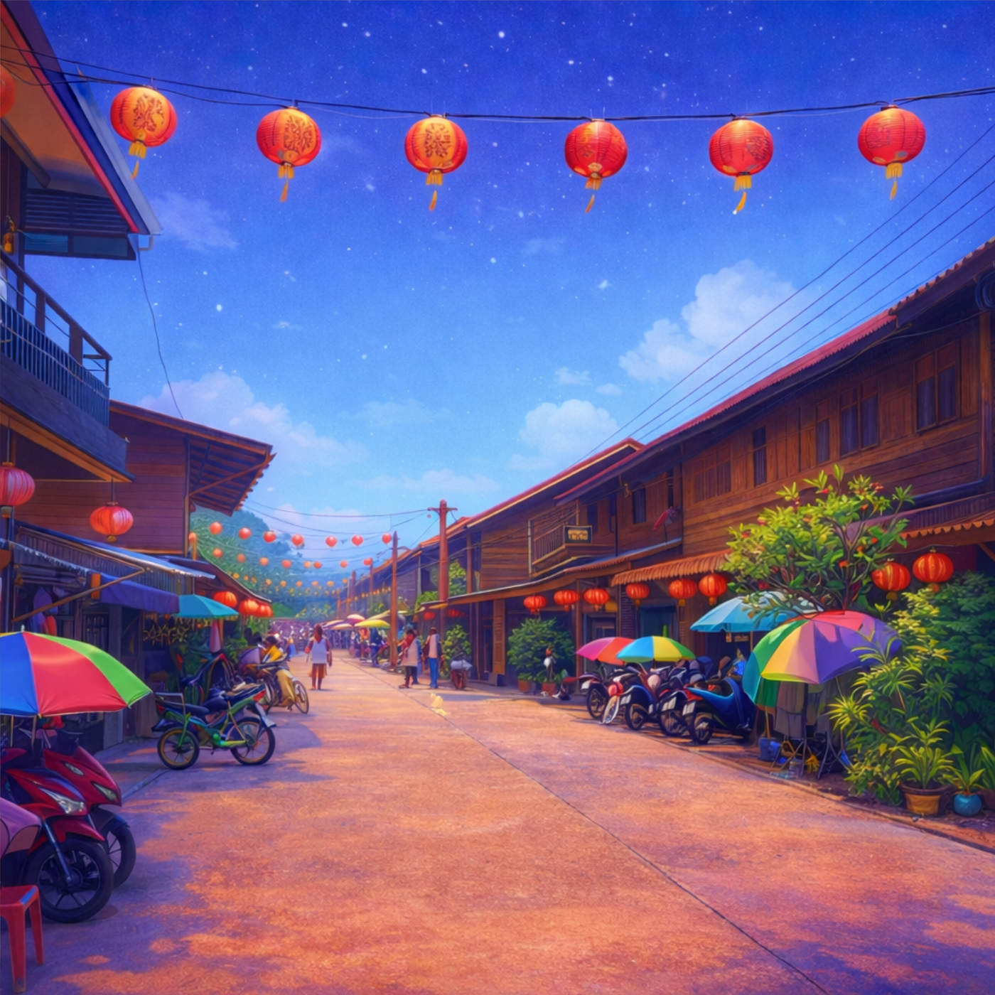 Mo, 16.03. Entspannt einschlafen - Die ruhige Straße im Laternenlicht