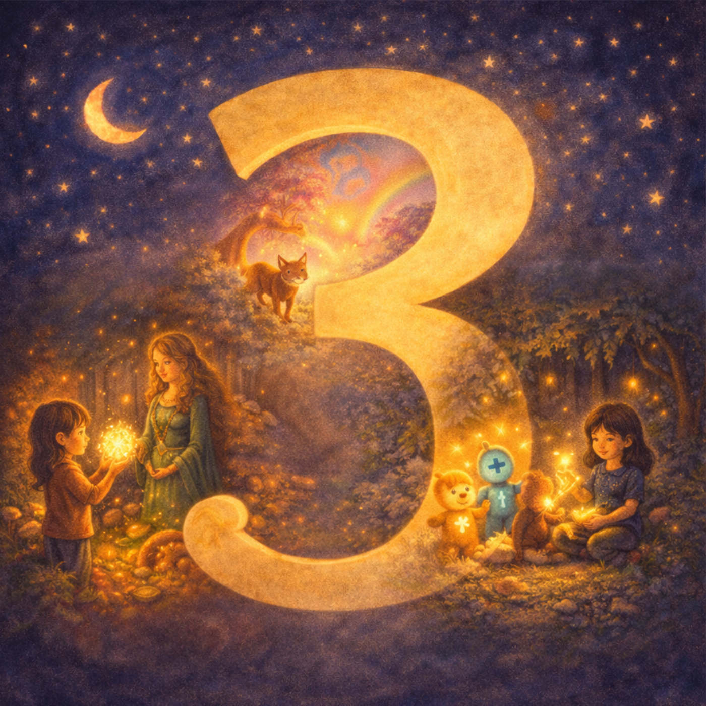 Drei Gute Nacht Geschichten am Stück - Mutige Abenteuer & kluge Köpfe episode artwork