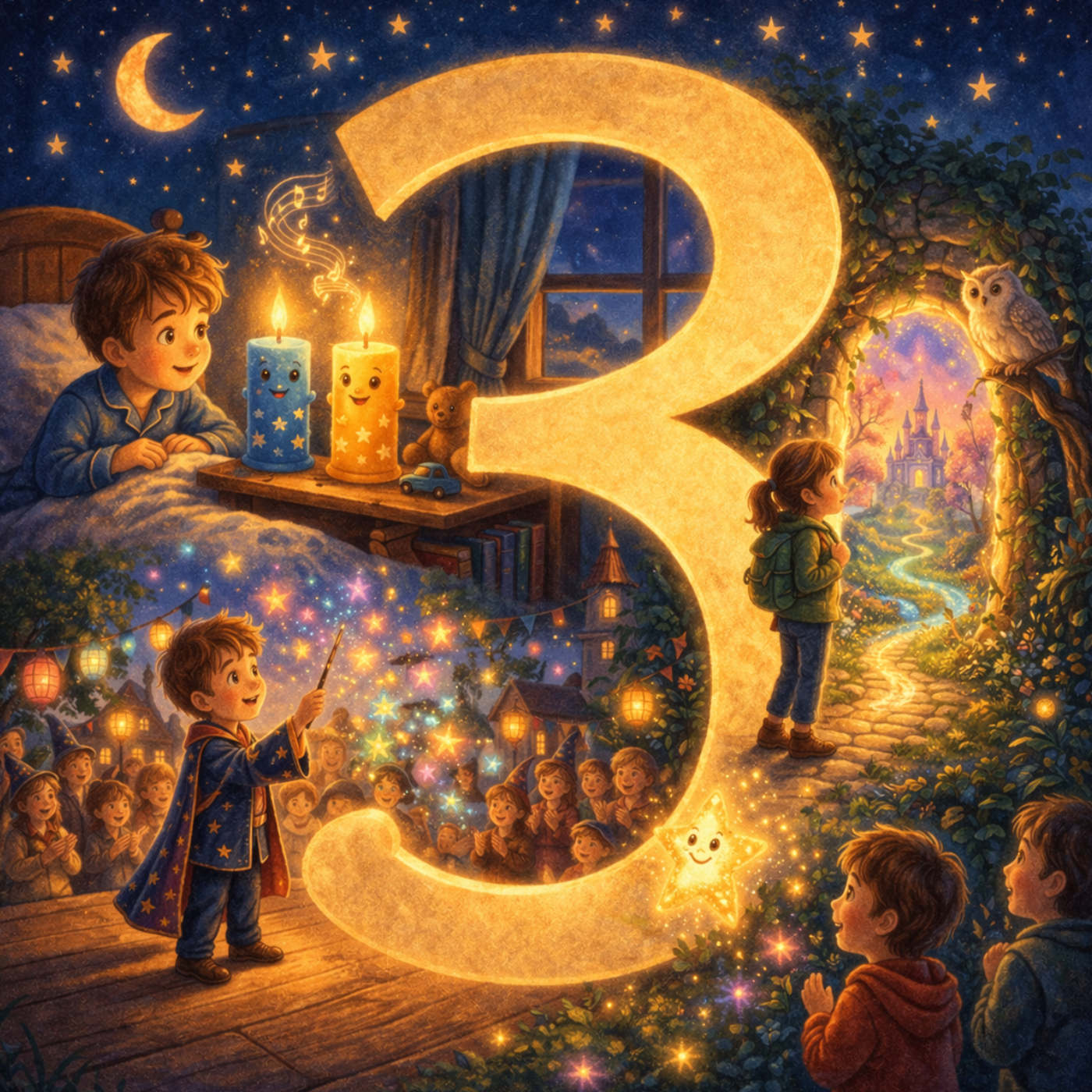 Drei Gute Nacht Geschichten am Stück - Voller Fantasie episode artwork