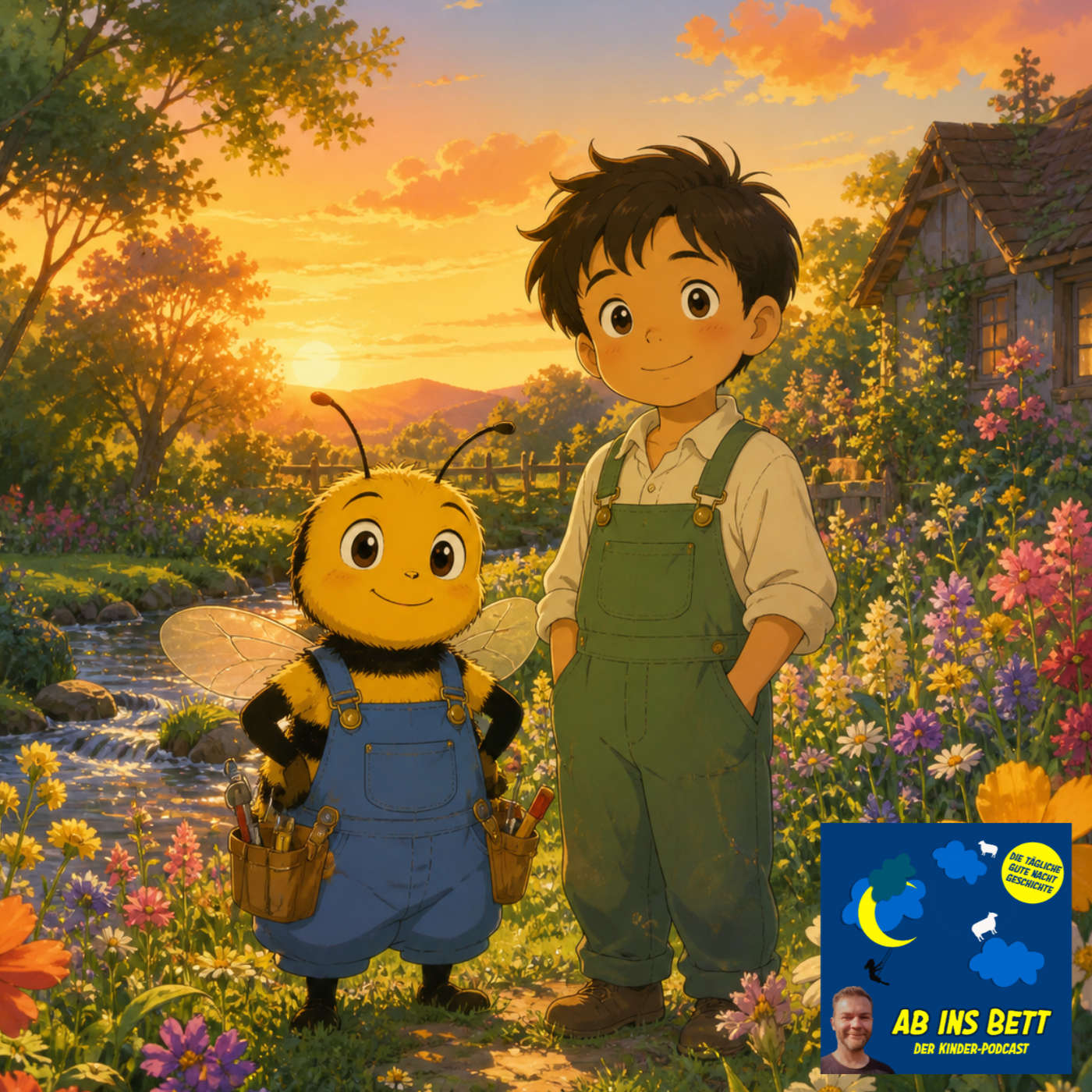 #2076 Arno und die Biene mit der Latzhose