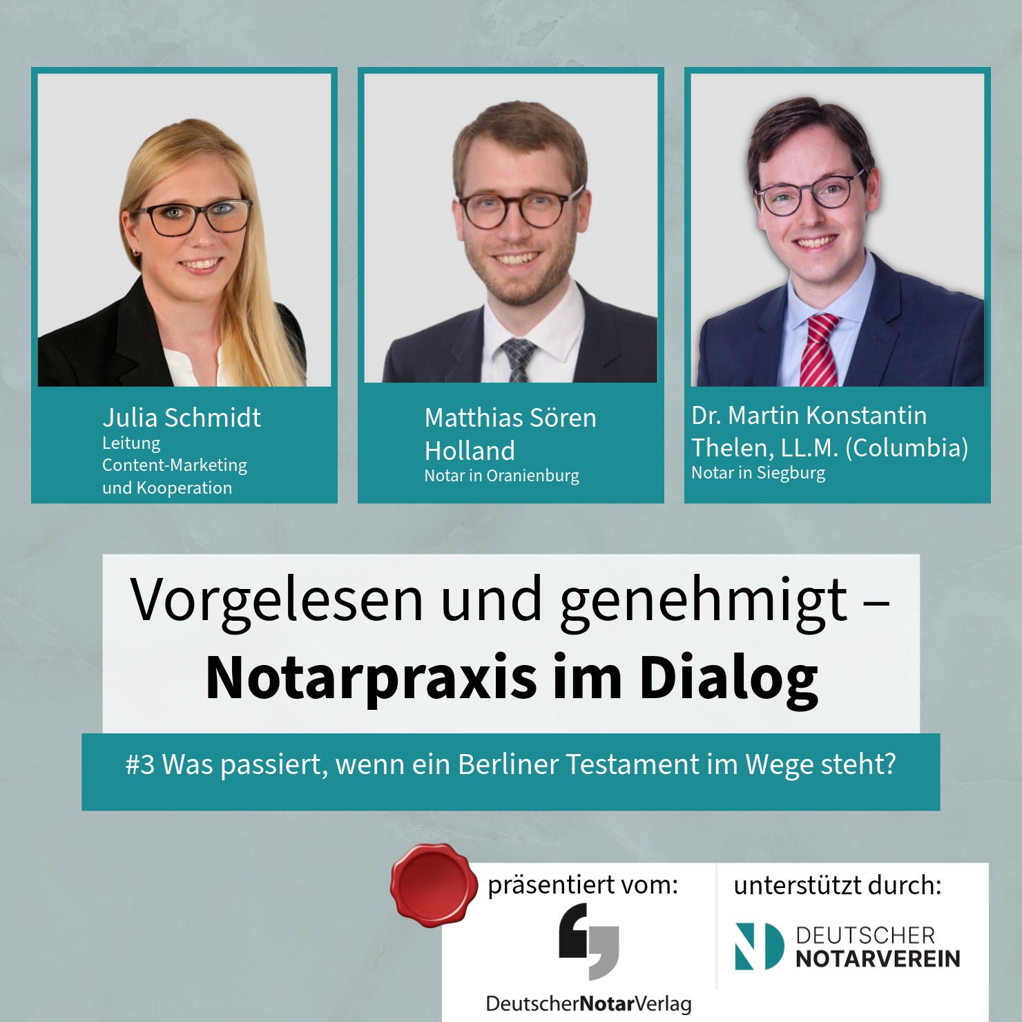 #3 Was passiert, wenn ein Berliner Testament im Wege steht? - mit Dr. Martin Konstantin Thelen episode artwork