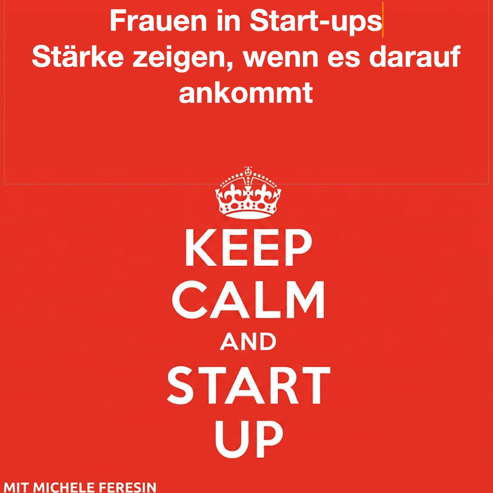 Frauen in Start-ups – Stärke zeigen, wenn es darauf ankommt episode artwork