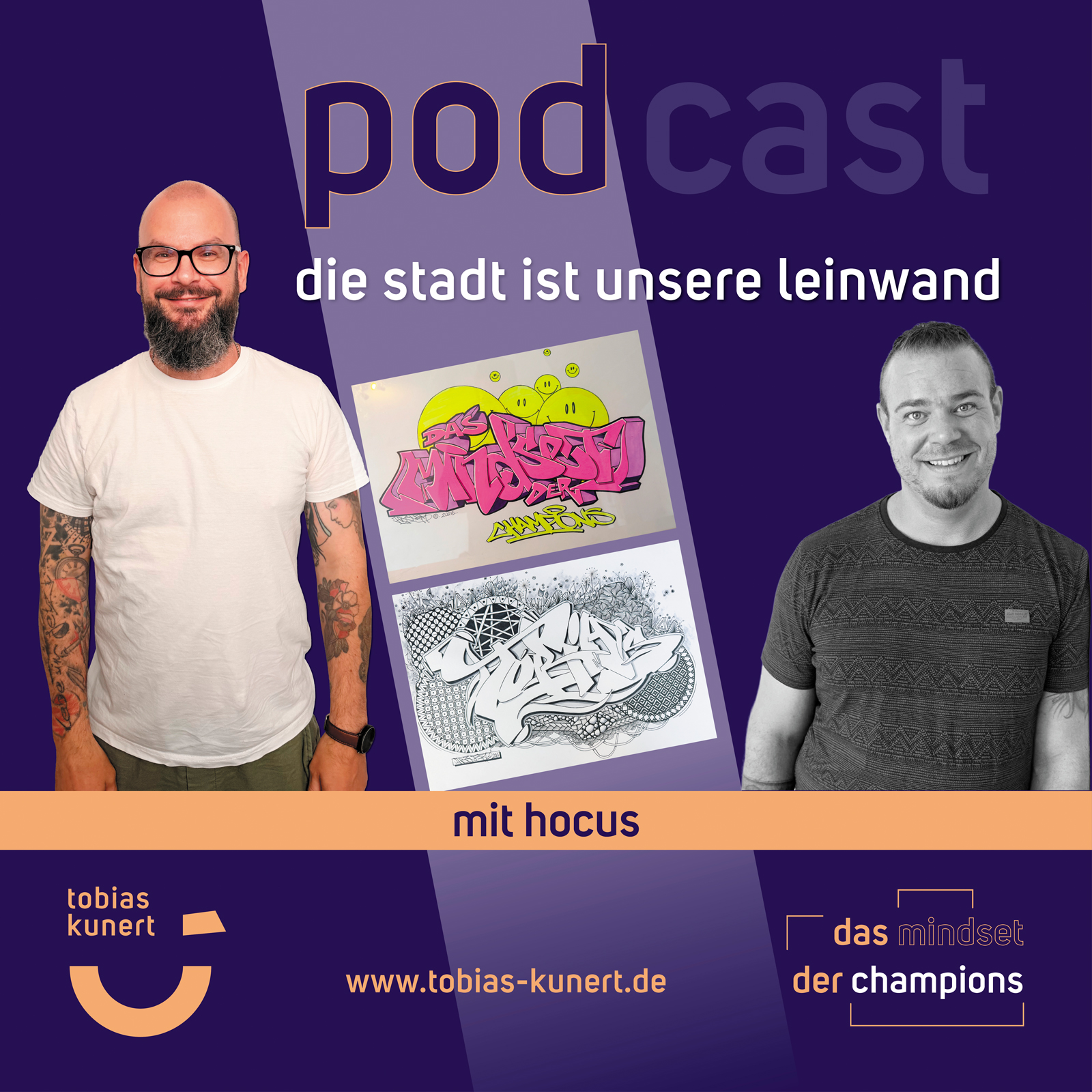 Das Mindset der Champions - Folge 105 - Die Stadt ist unsere Leinwand - mit Hocus episode artwork