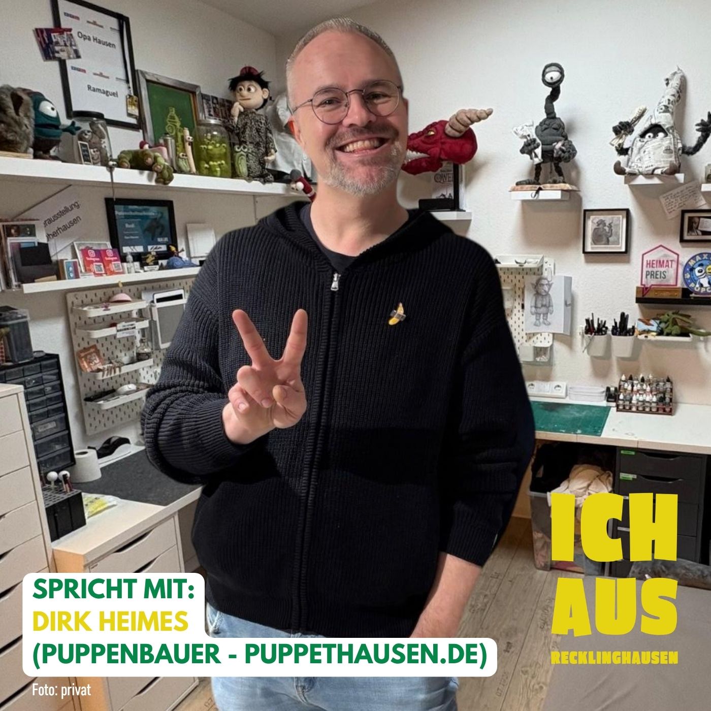 Dirk Heimes, professioneller Puppenbauer - puppethausen.de (S3.2) episode artwork