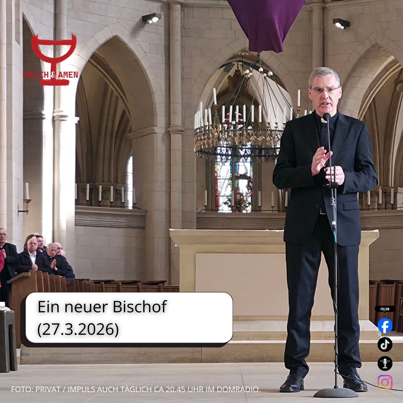 Ein neuer Bischof (27.3.2026)
