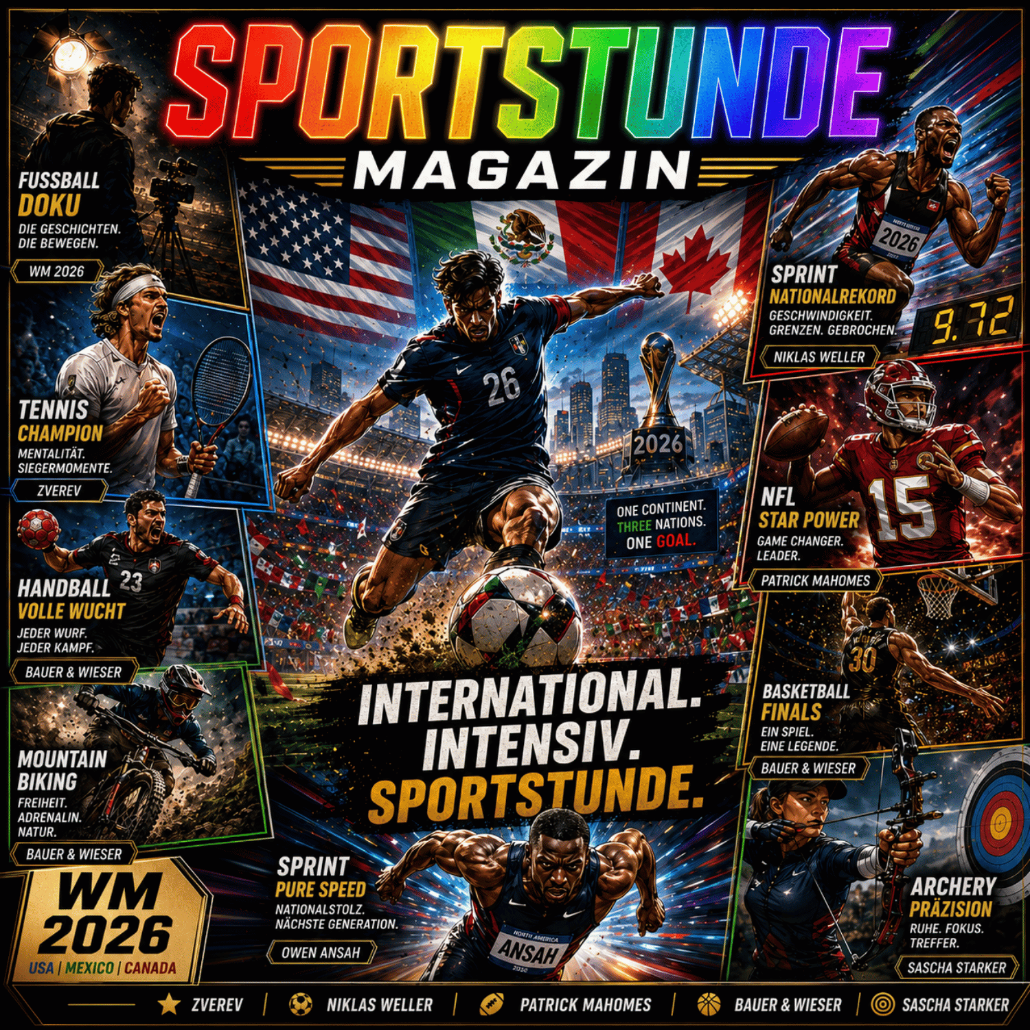 WM-Fieber, Zverev-Triumph, Handball-Highlights und Sportgeschichten aus aller Welt episode artwork