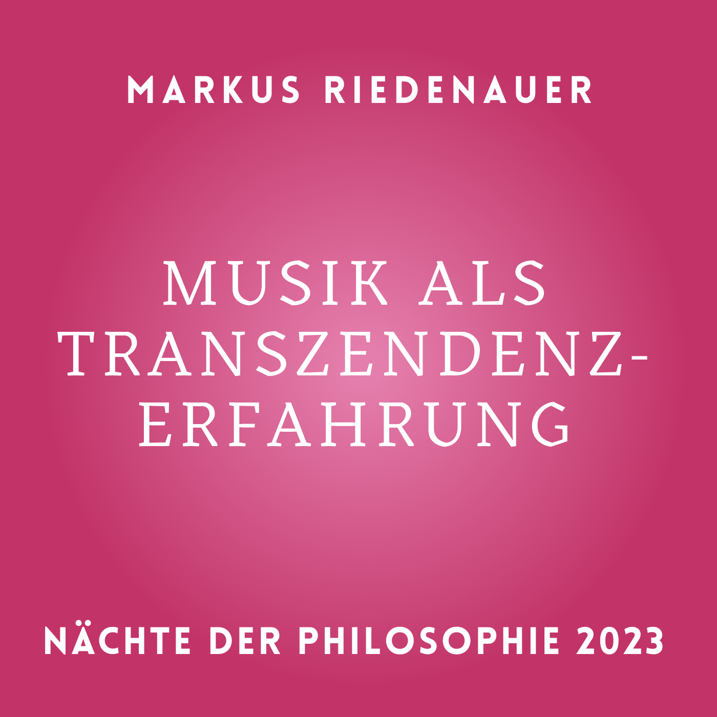 Markus Riedenauer: Musik als Transzendenzerfahrung episode artwork