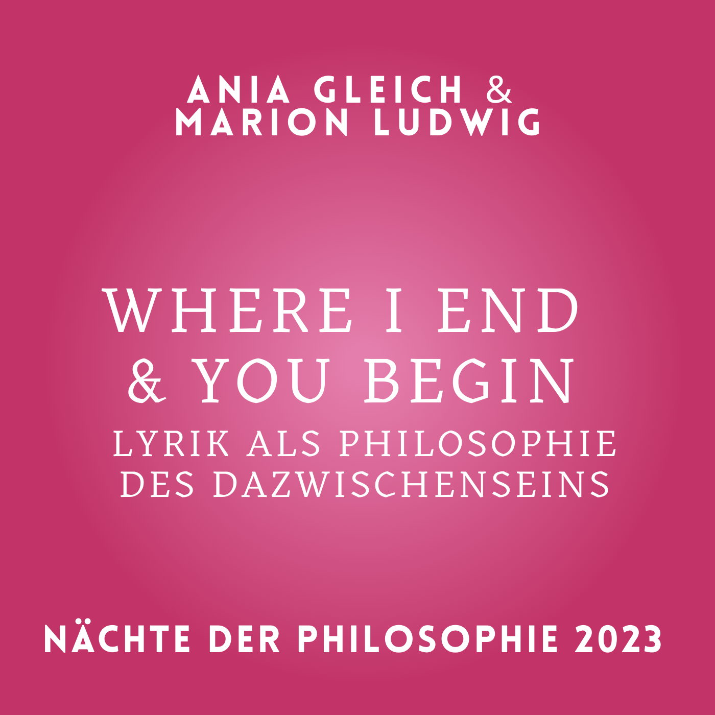 Ania Gleich & Marion Ludwig: Where i end an You begin episode artwork