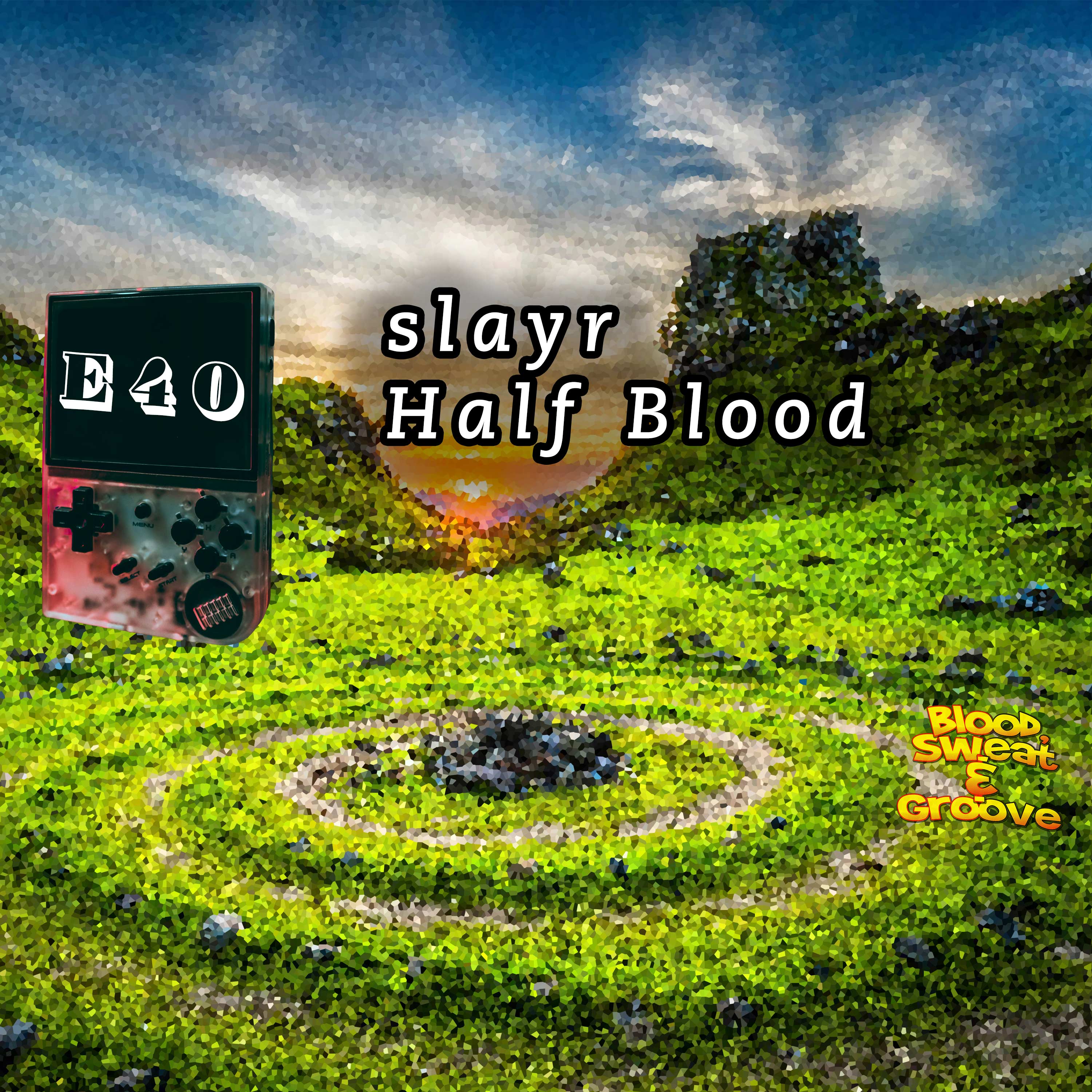 E 40: slayr ohne e aber mit Half Blood episode artwork