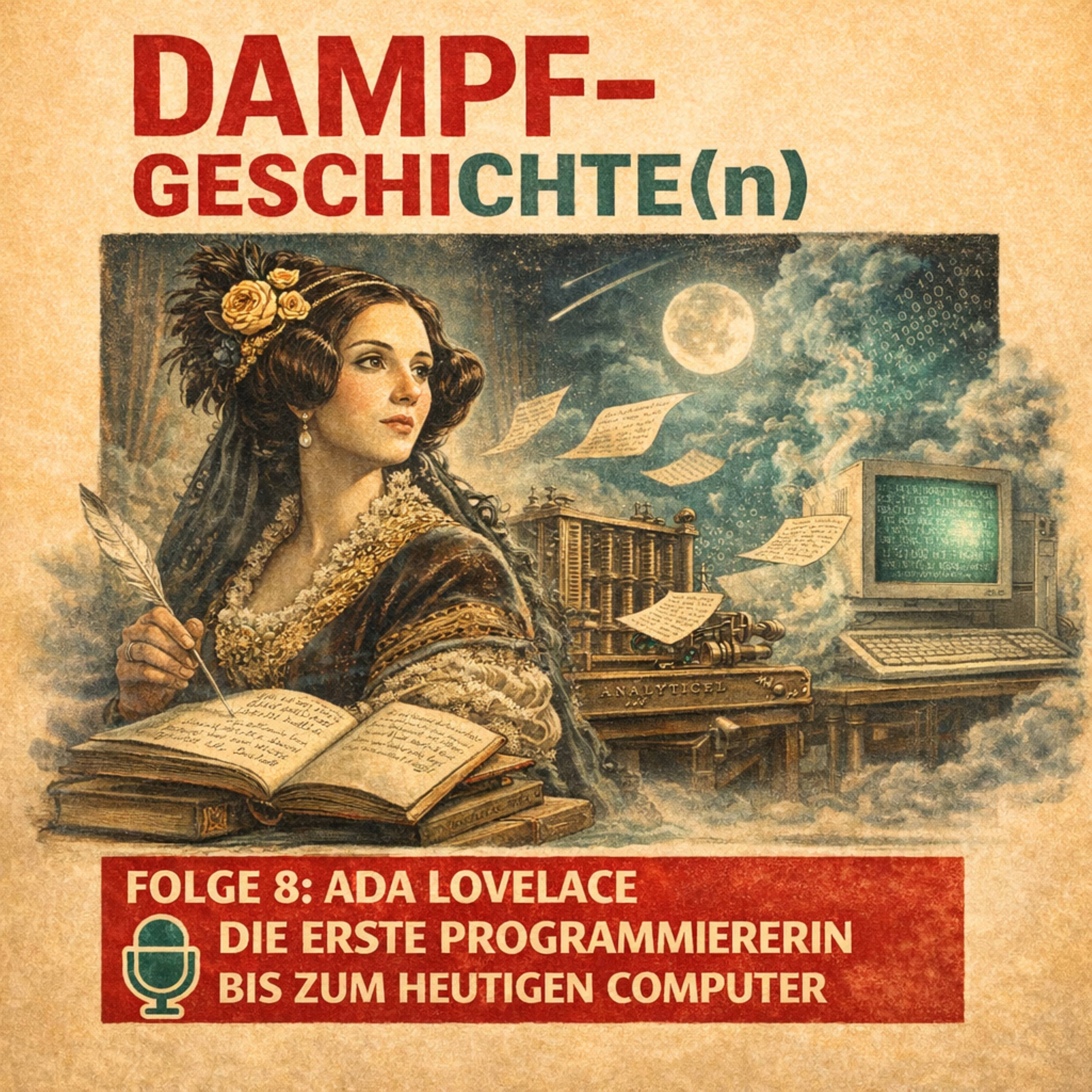 Dampfgeschichten Teil 9 : Die Vision der Zahlen,Ada Lovelace die erste Programmiererin episode artwork