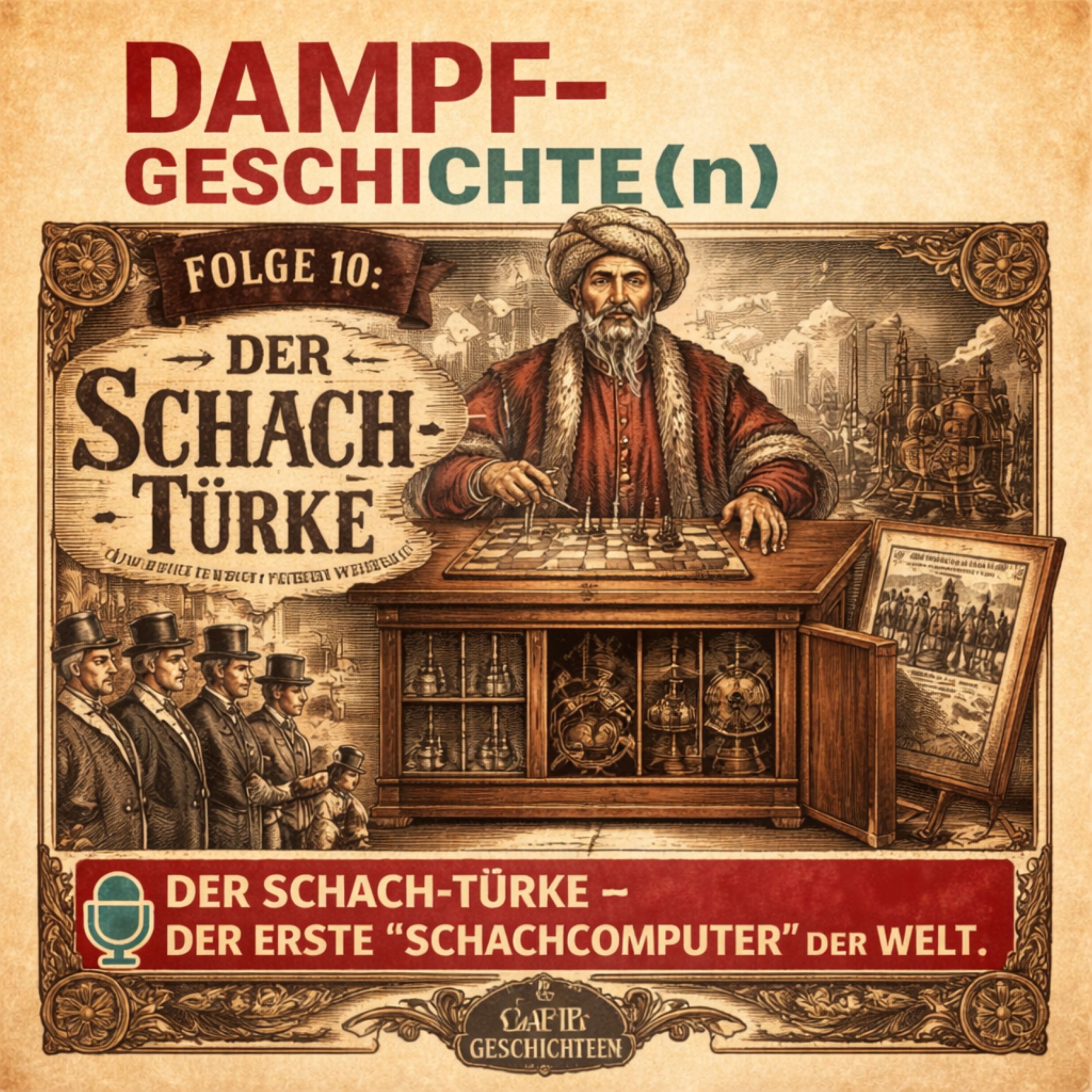 Dampfgeschichten Teil 10 : Der Schachtürke, der erste "Schachcomputer" der Welt episode artwork