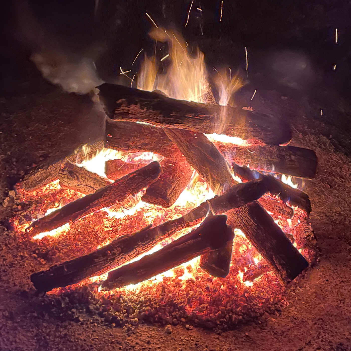 Sonderfolge Lagerfeuer | Einschlafgeräusche ohne Worte gegen das Gedankenkarussell