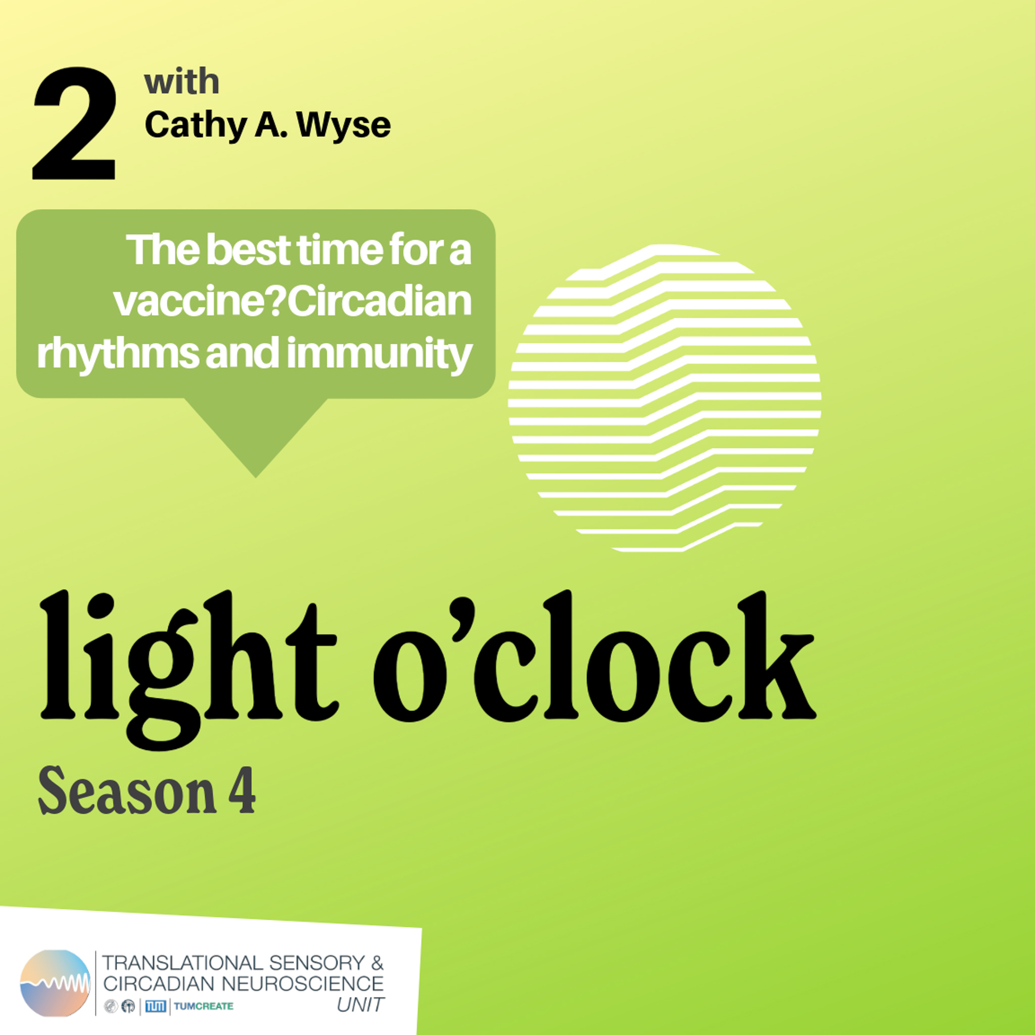 Season 4 – Episode 2: The best time for a vaccine? Circadian rhythms and immunity episode artwork