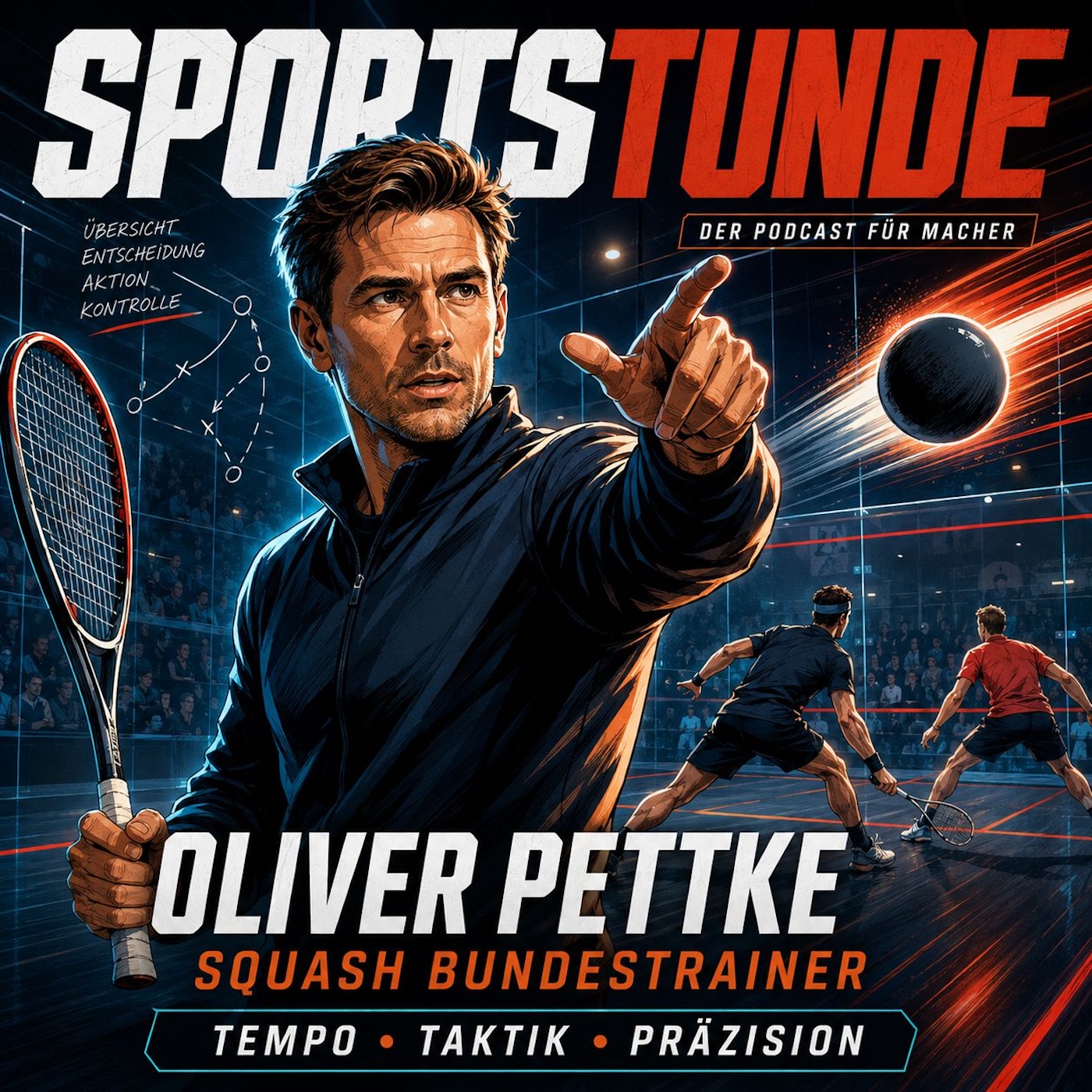 Squash-Bundestrainer zwischen Court, Bürokratie und Olympia – Oliver Pettke im großen Sportstunde-Interview episode artwork