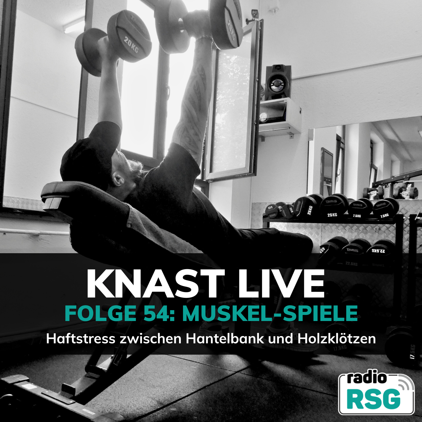 Muskel-Spiele - Haftstress zwischen Hantelbank und Holzklötzen episode artwork
