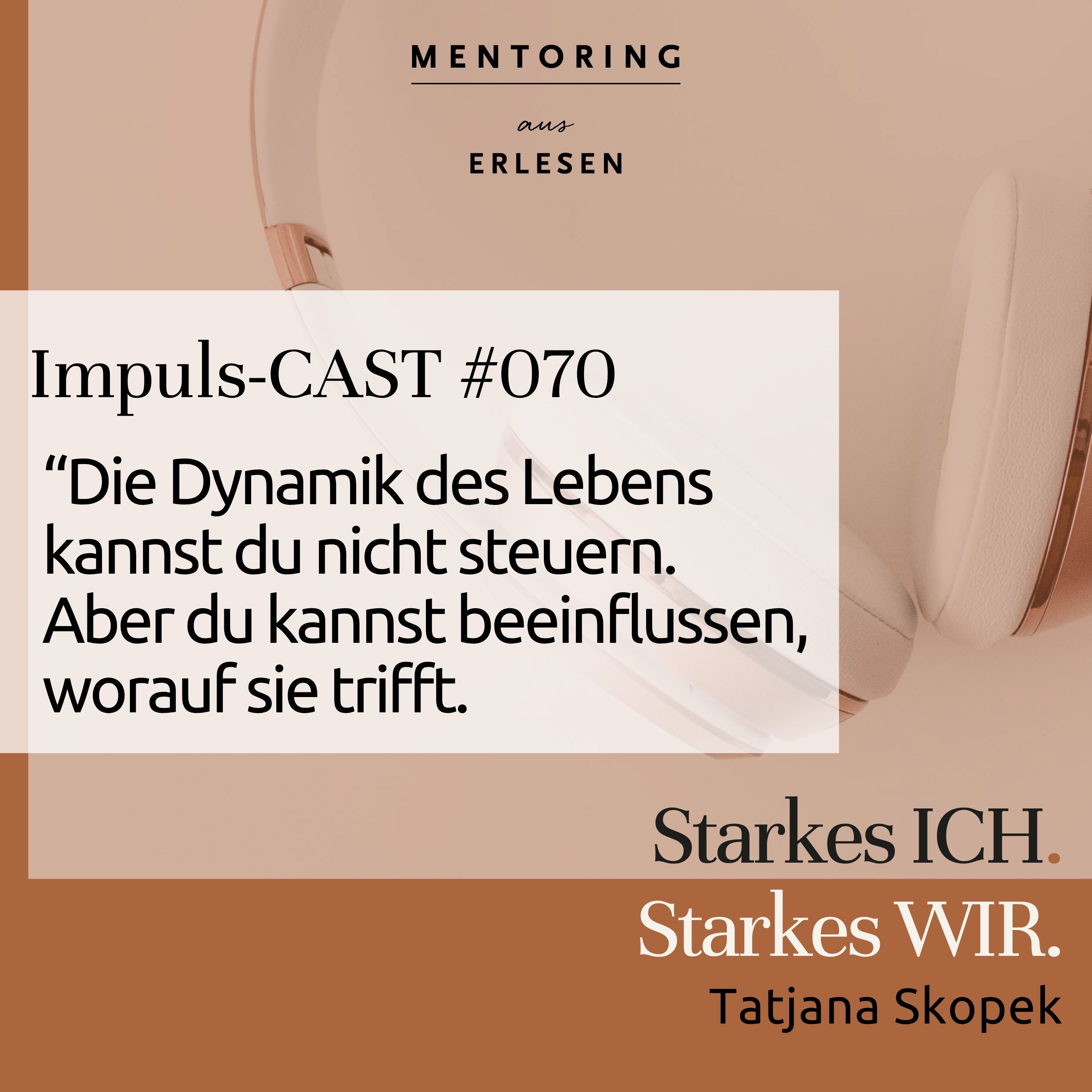 Episode #070: "Die Dynamik des Lebens kannst du nicht steuern. Aber du kannst beeinflussen, worauf sie trifft." episode artwork