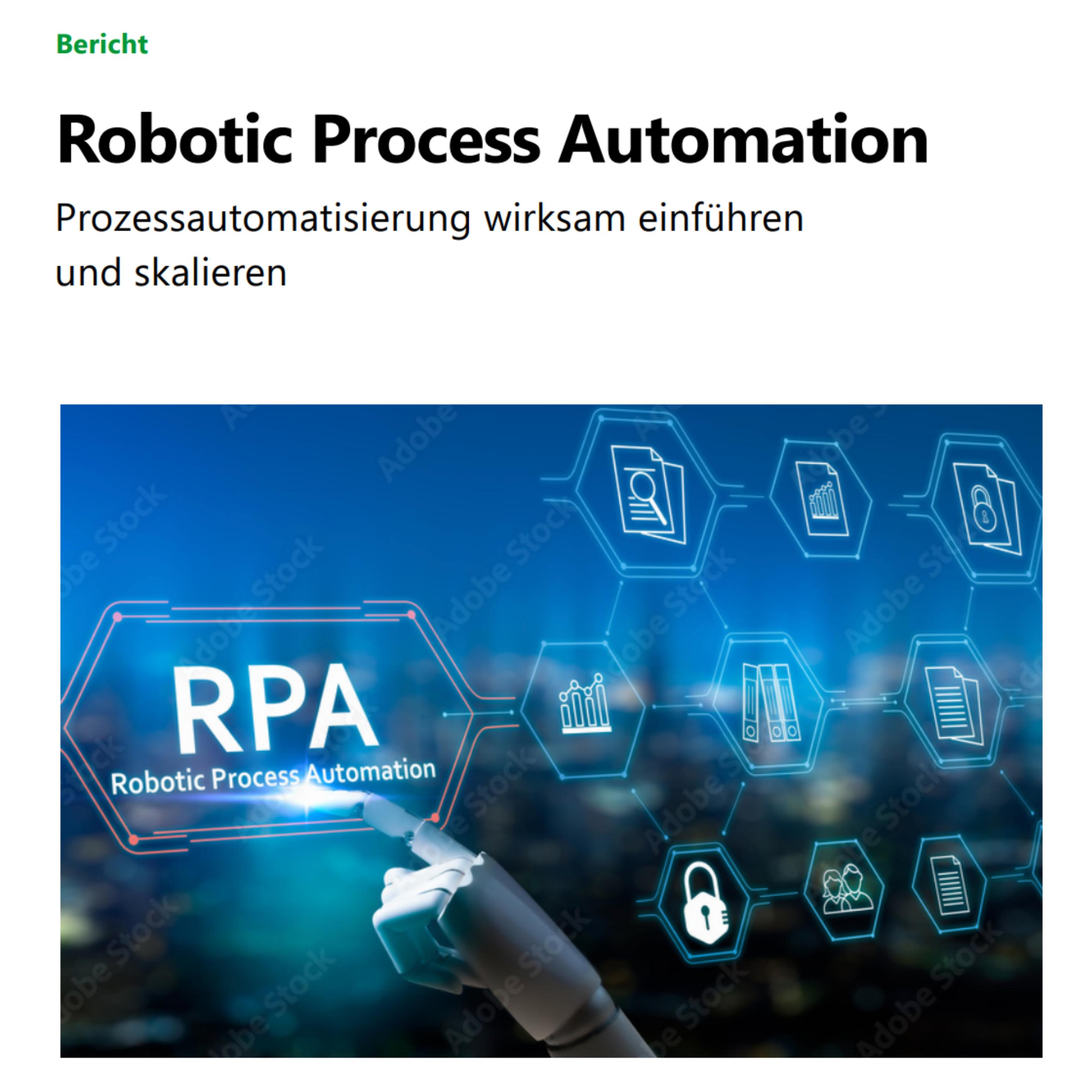 Robotic Process Automation. Prozessautomatisierung wirksam einführen und skalieren episode artwork